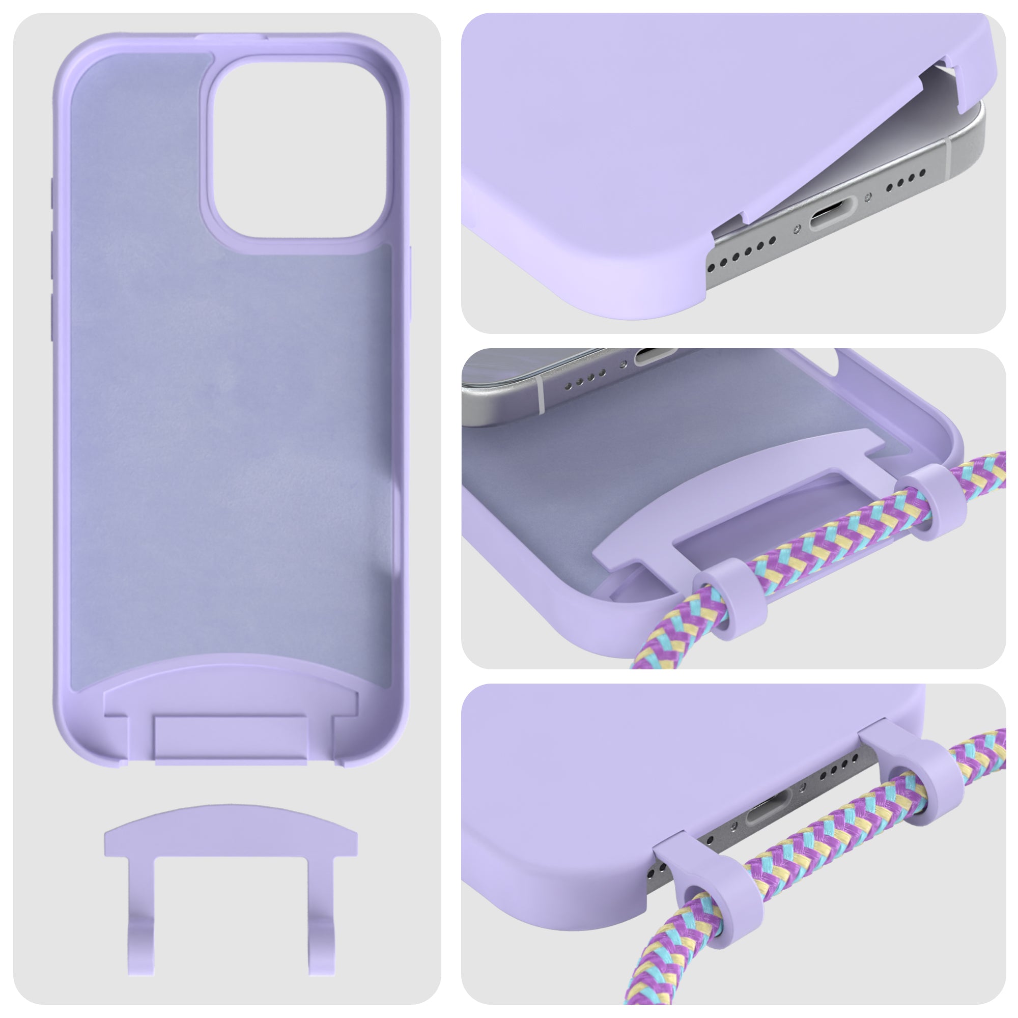 iPhone 16 Pro Max 2in1 Hülle mit Kordel