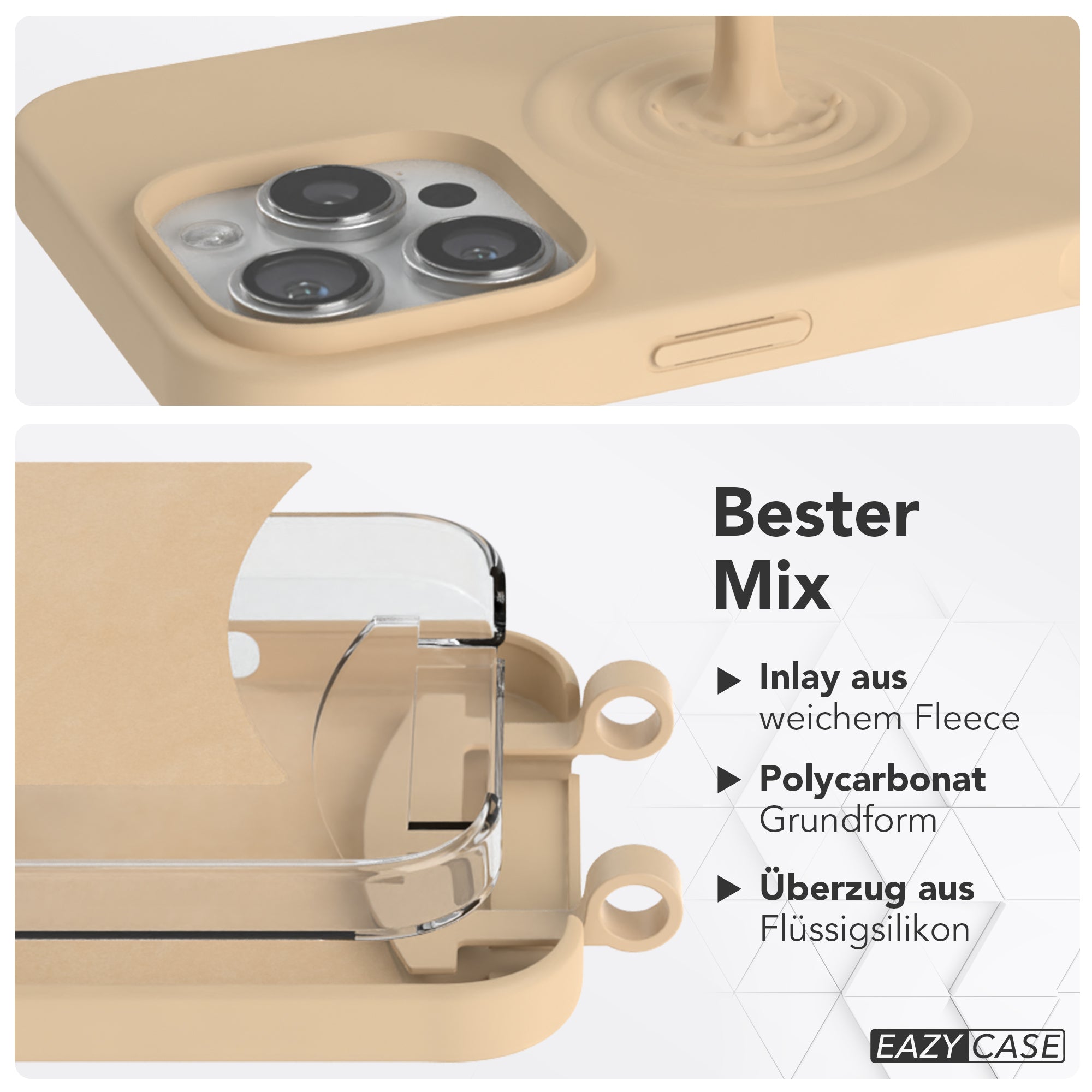 iPhone 16 Pro Max 2in1 Hülle mit Kordel