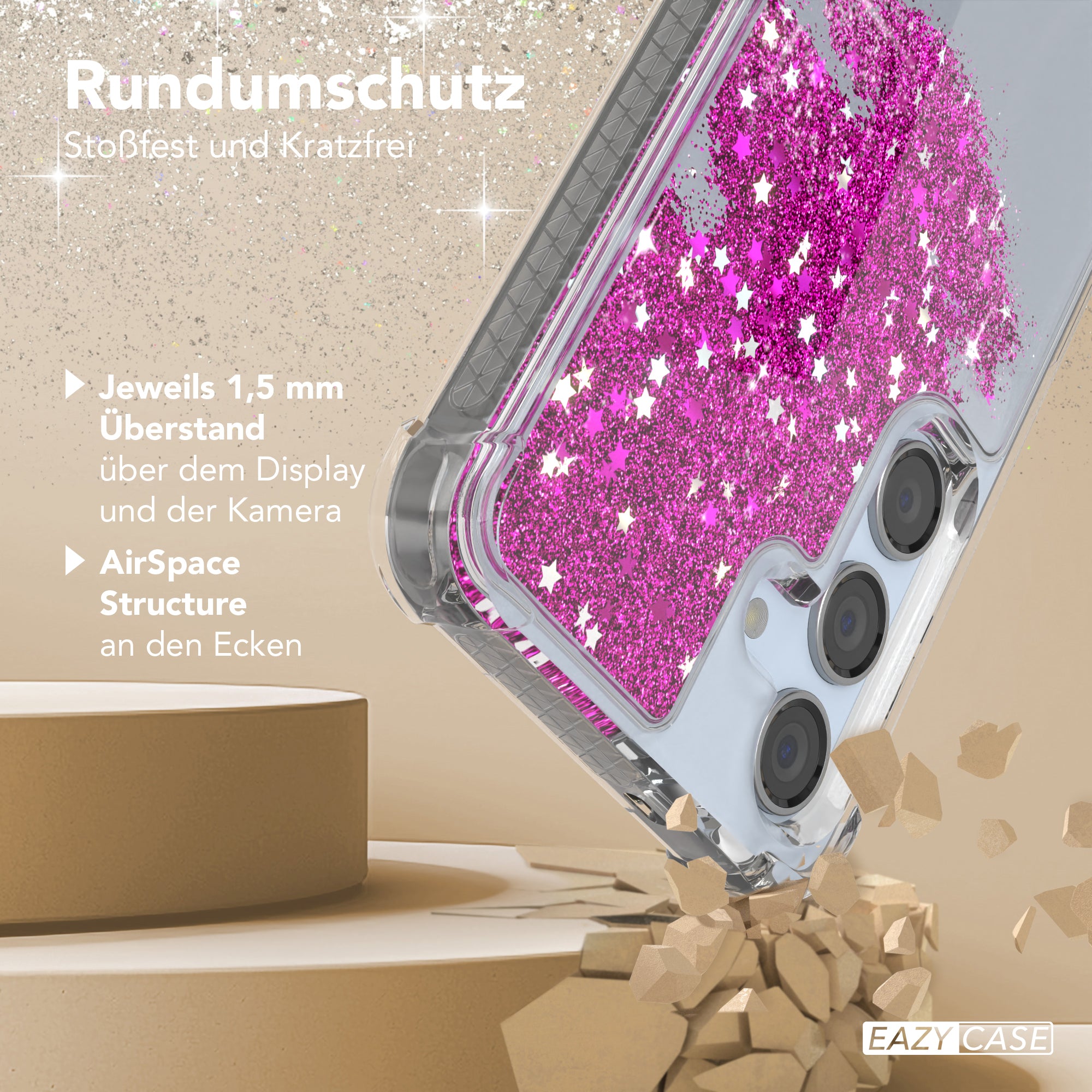 Galaxy S24 FE Glitzerhülle