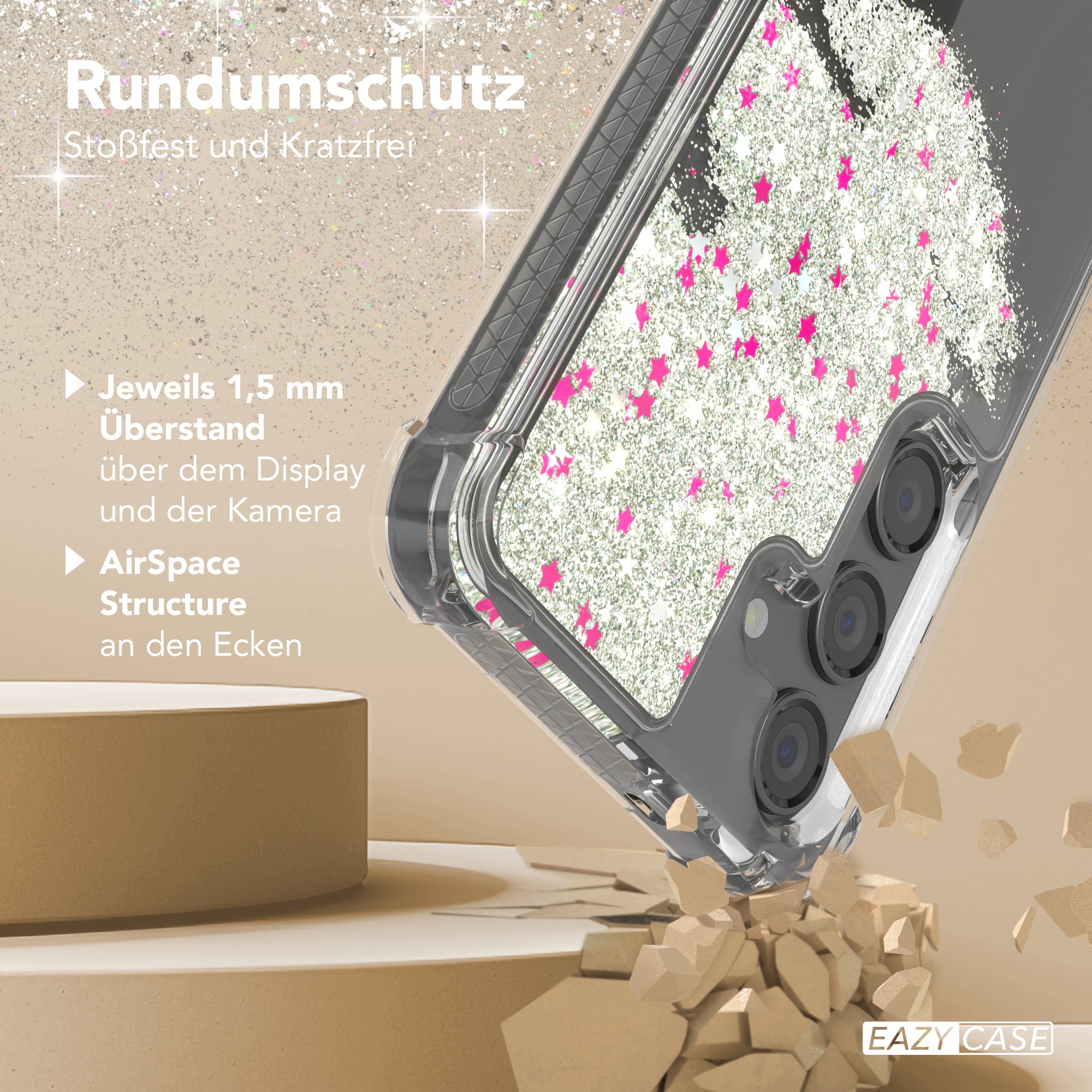 Galaxy S24 FE Glitzerhülle