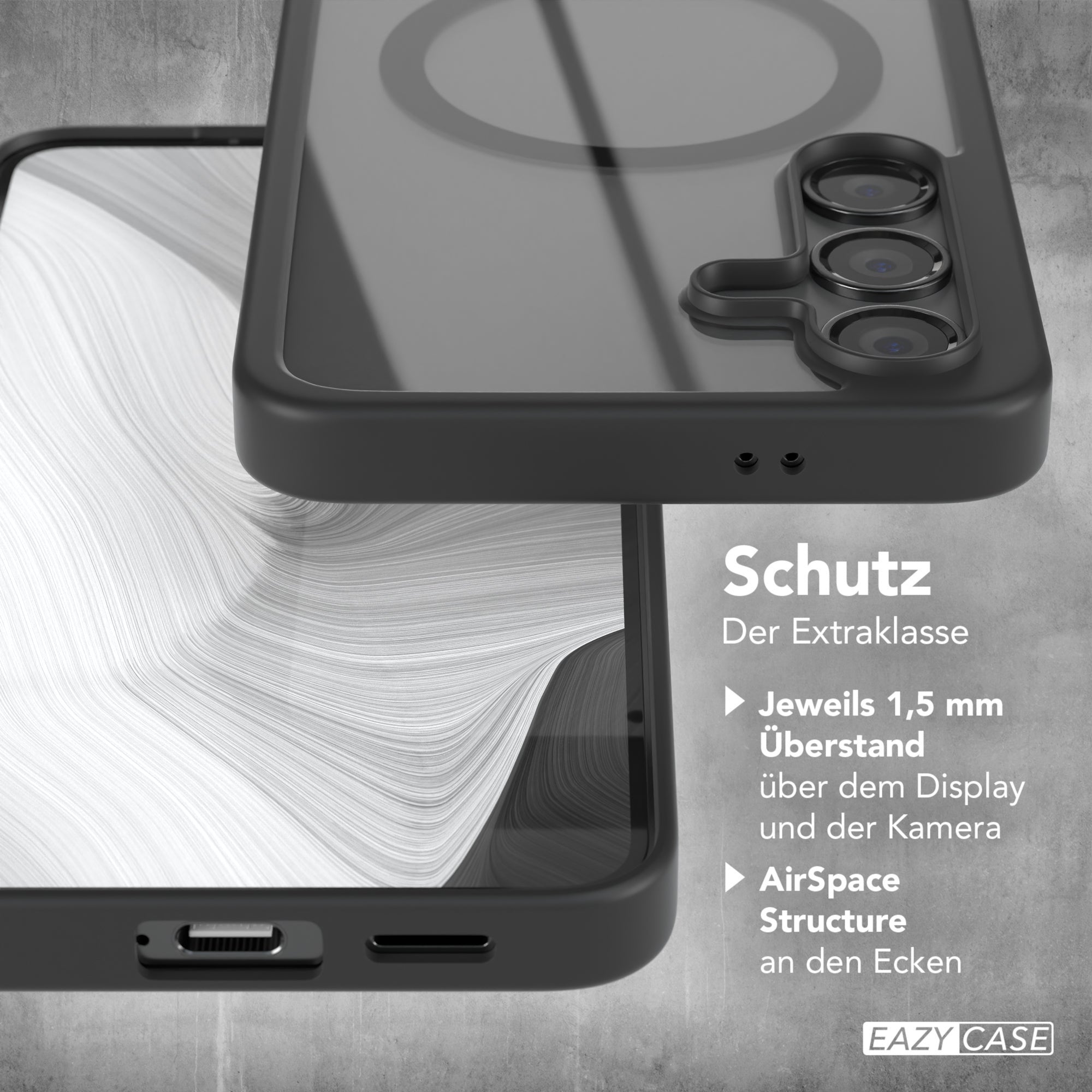 Galaxy S24 FE transparente Hülle mit MagSafe