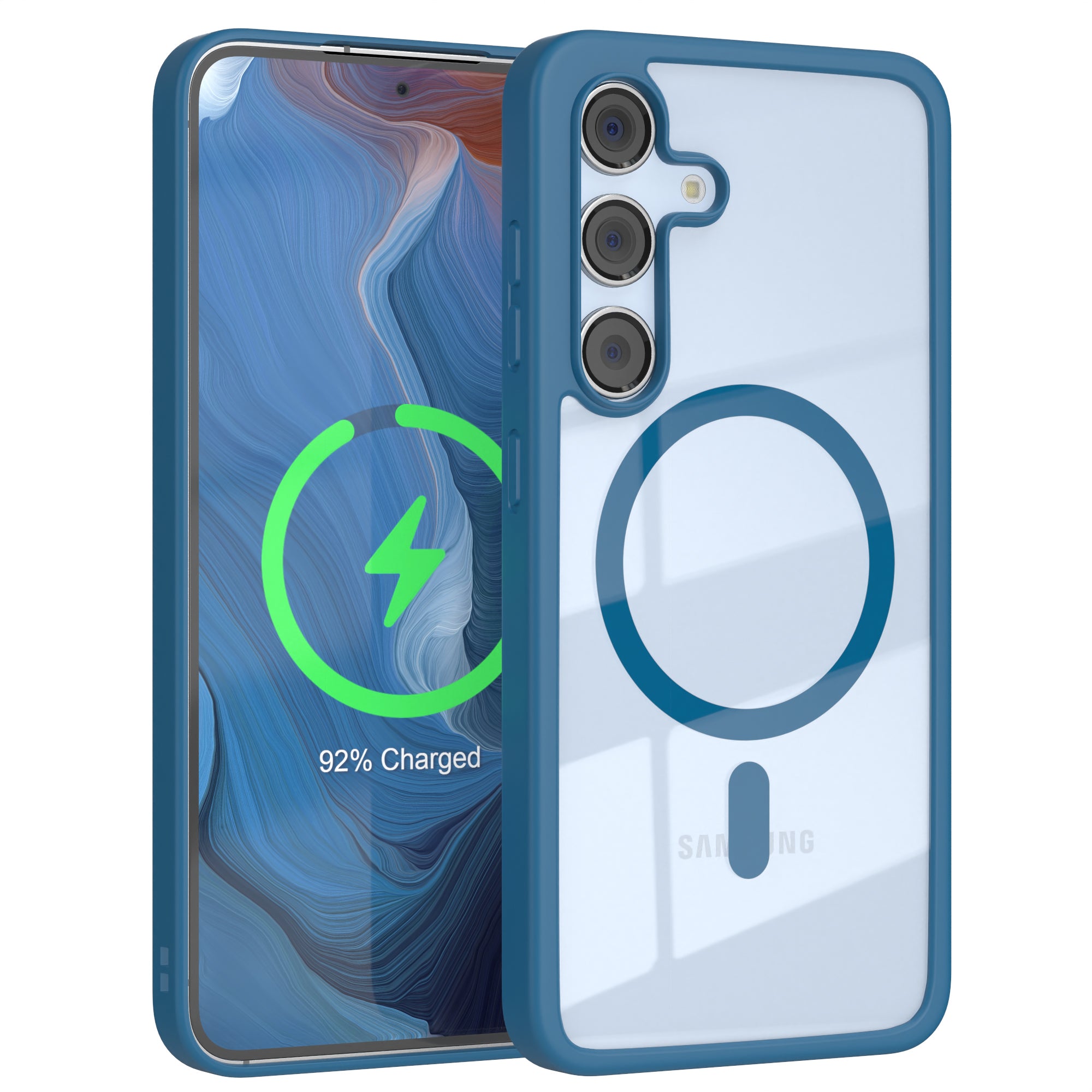 Galaxy S24 FE transparente Hülle mit MagSafe