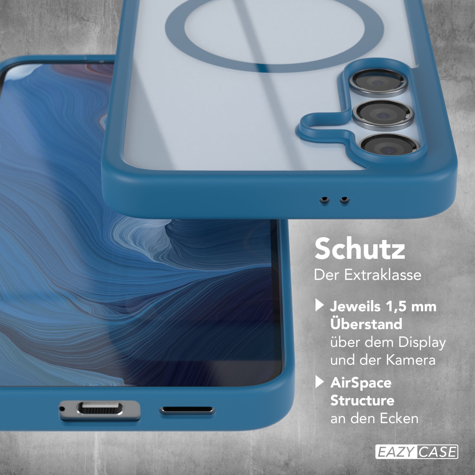 Galaxy S24 FE transparente Hülle mit MagSafe