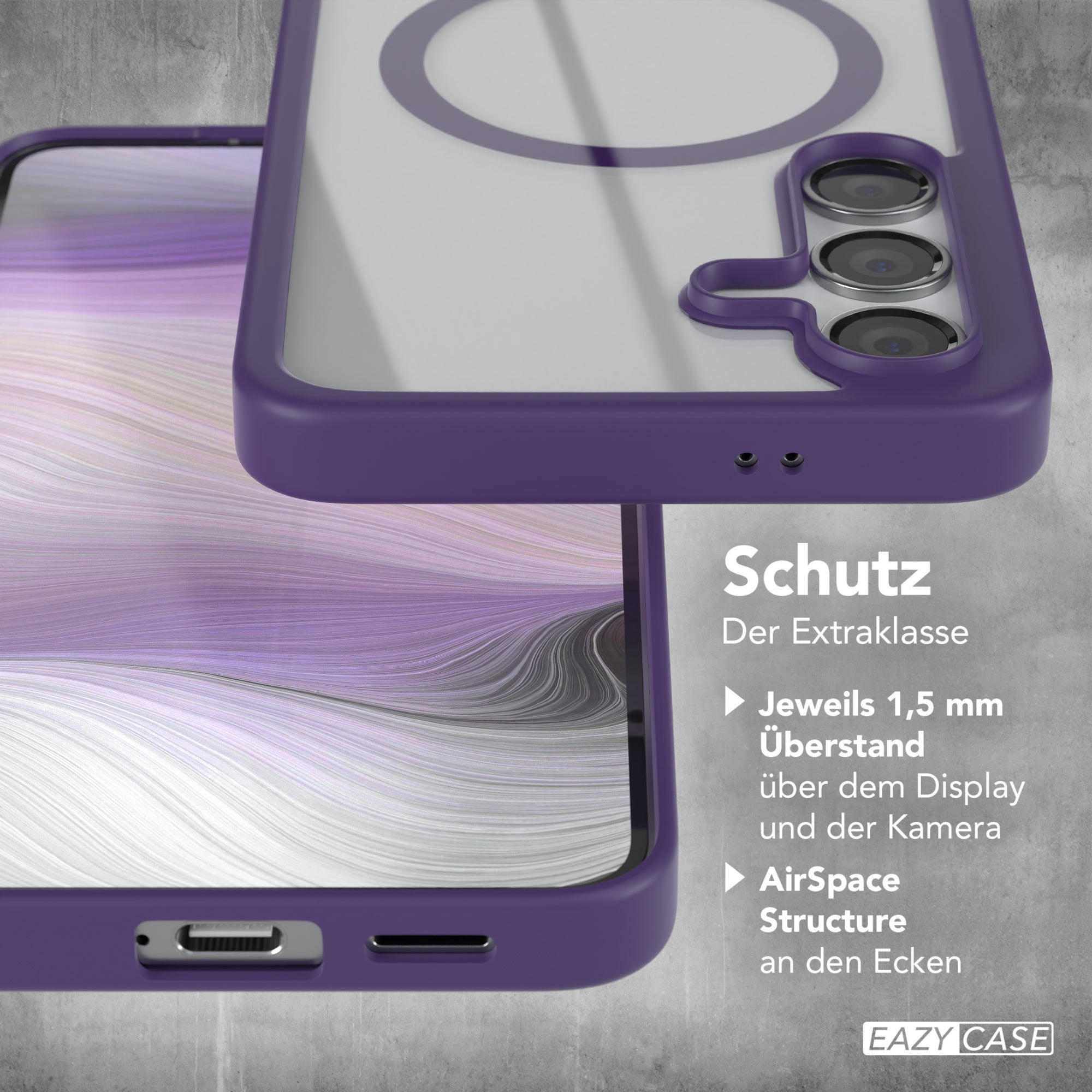 Galaxy S24 FE transparente Hülle mit MagSafe