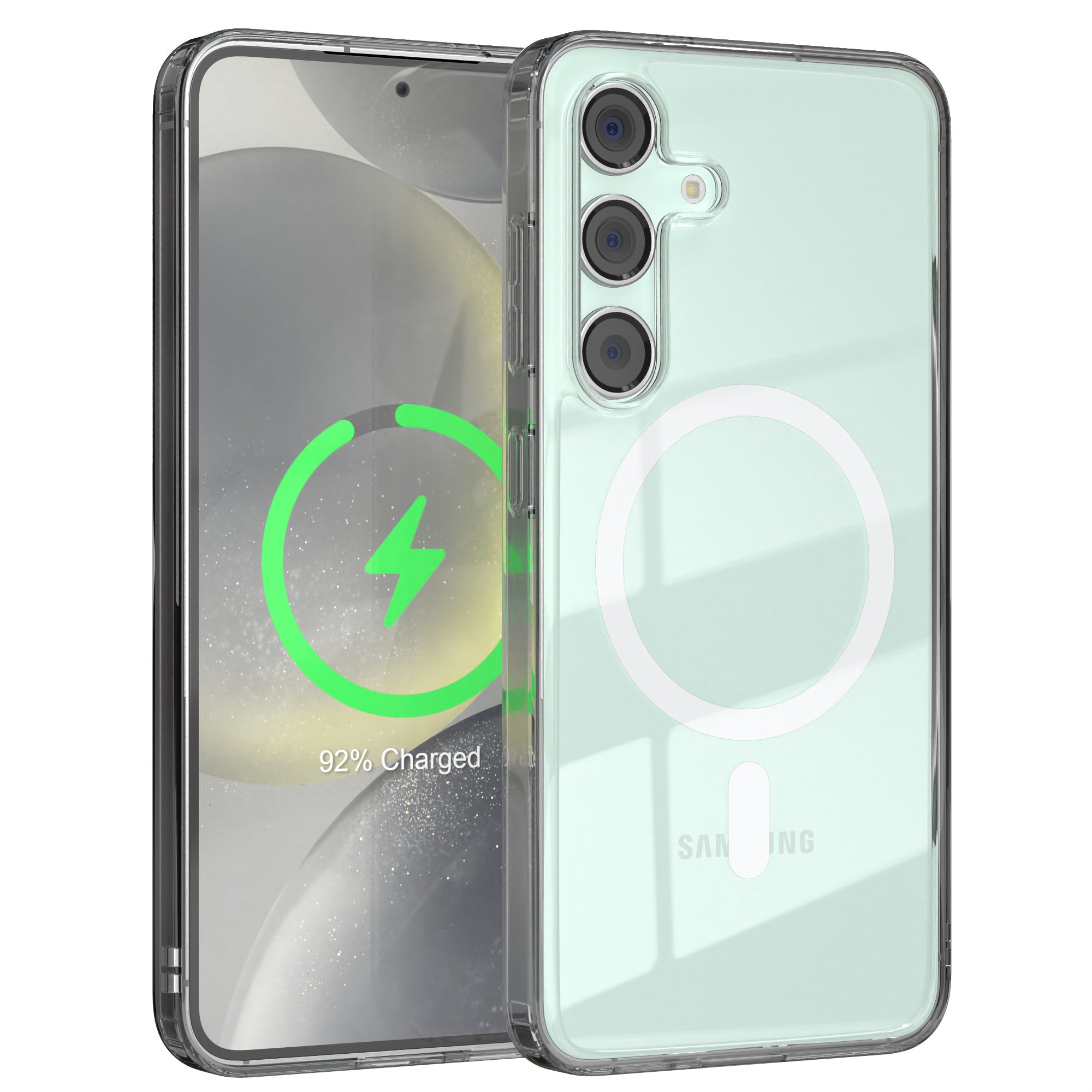 Galaxy S24 FE transparente Hülle mit MagSafe
