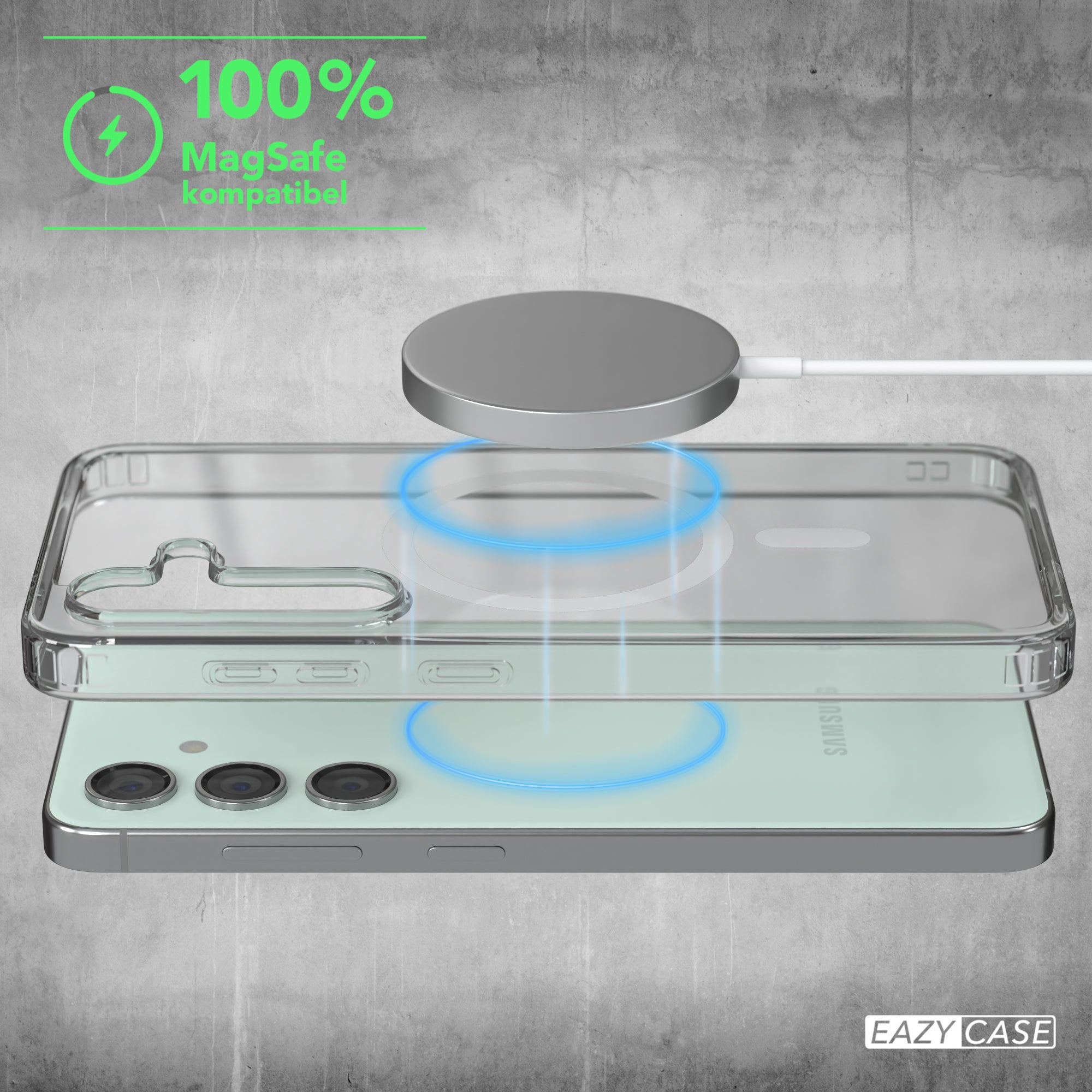 Galaxy S24 FE transparente Hülle mit MagSafe