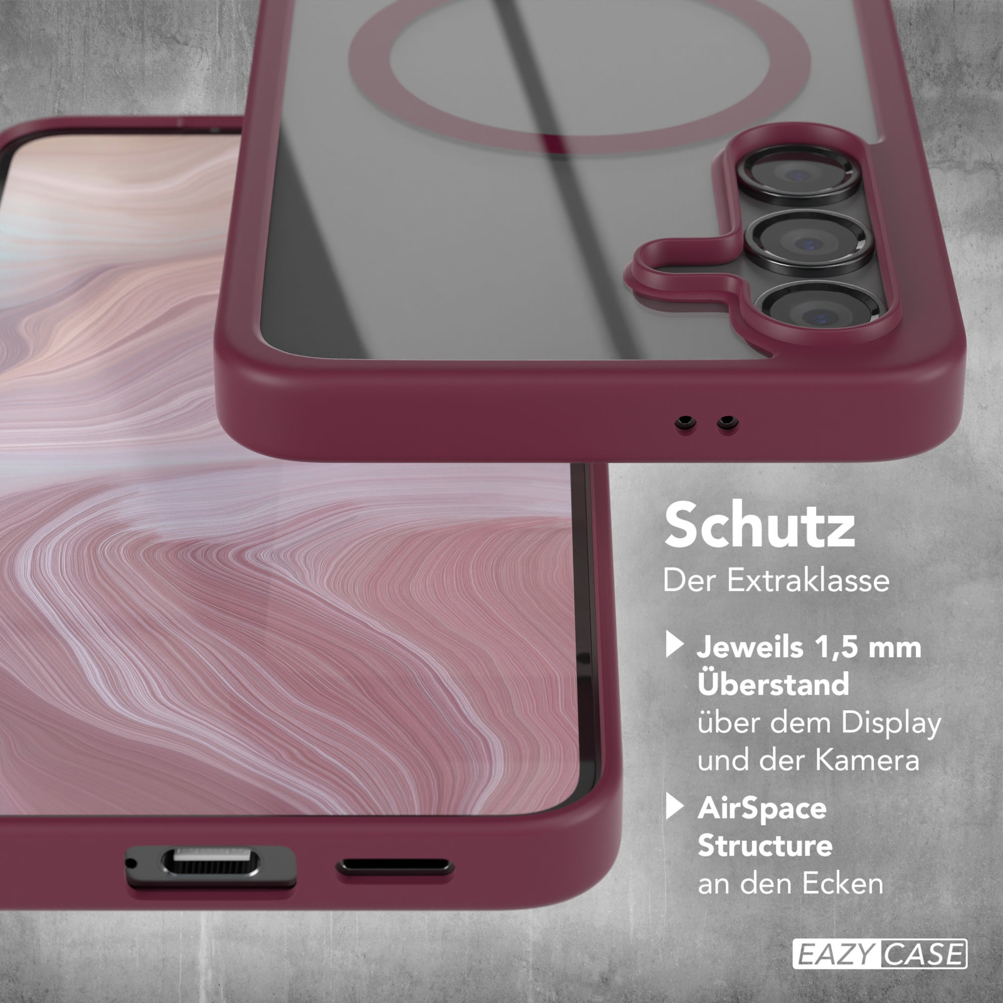 Galaxy S24 FE transparente Hülle mit MagSafe