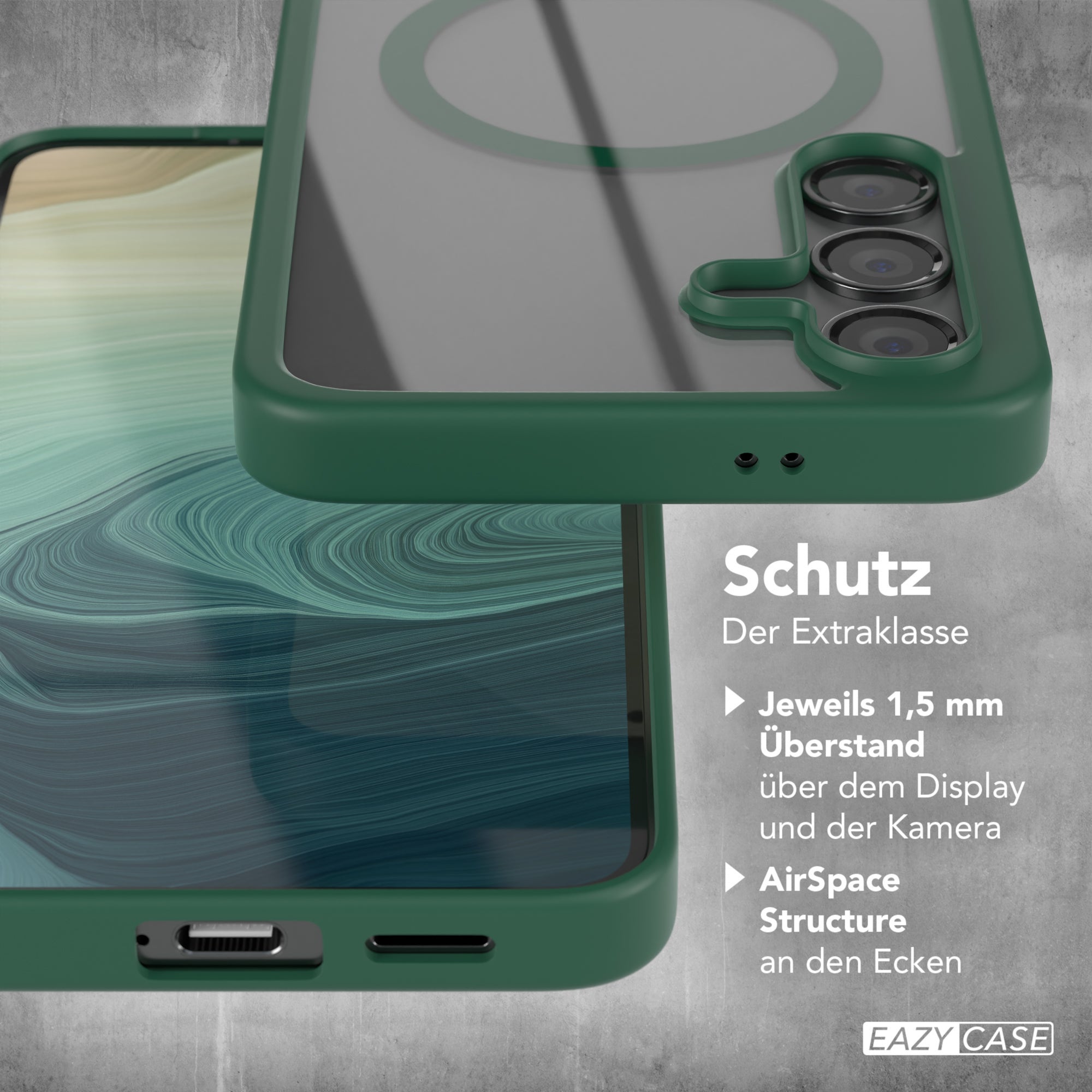 Galaxy S24 FE transparente Hülle mit MagSafe