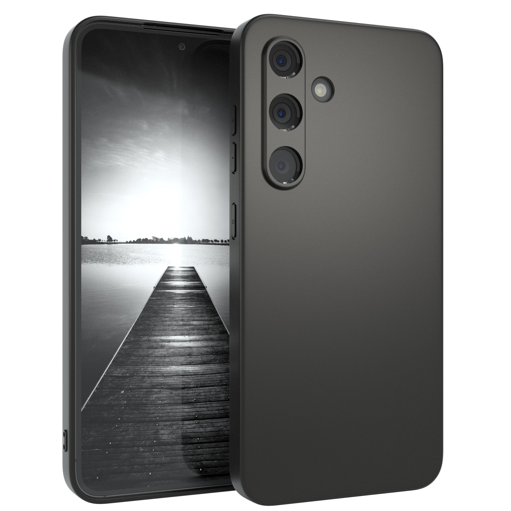Galaxy S24 FE ultradünnes Slimcover aus TPU Schwarz