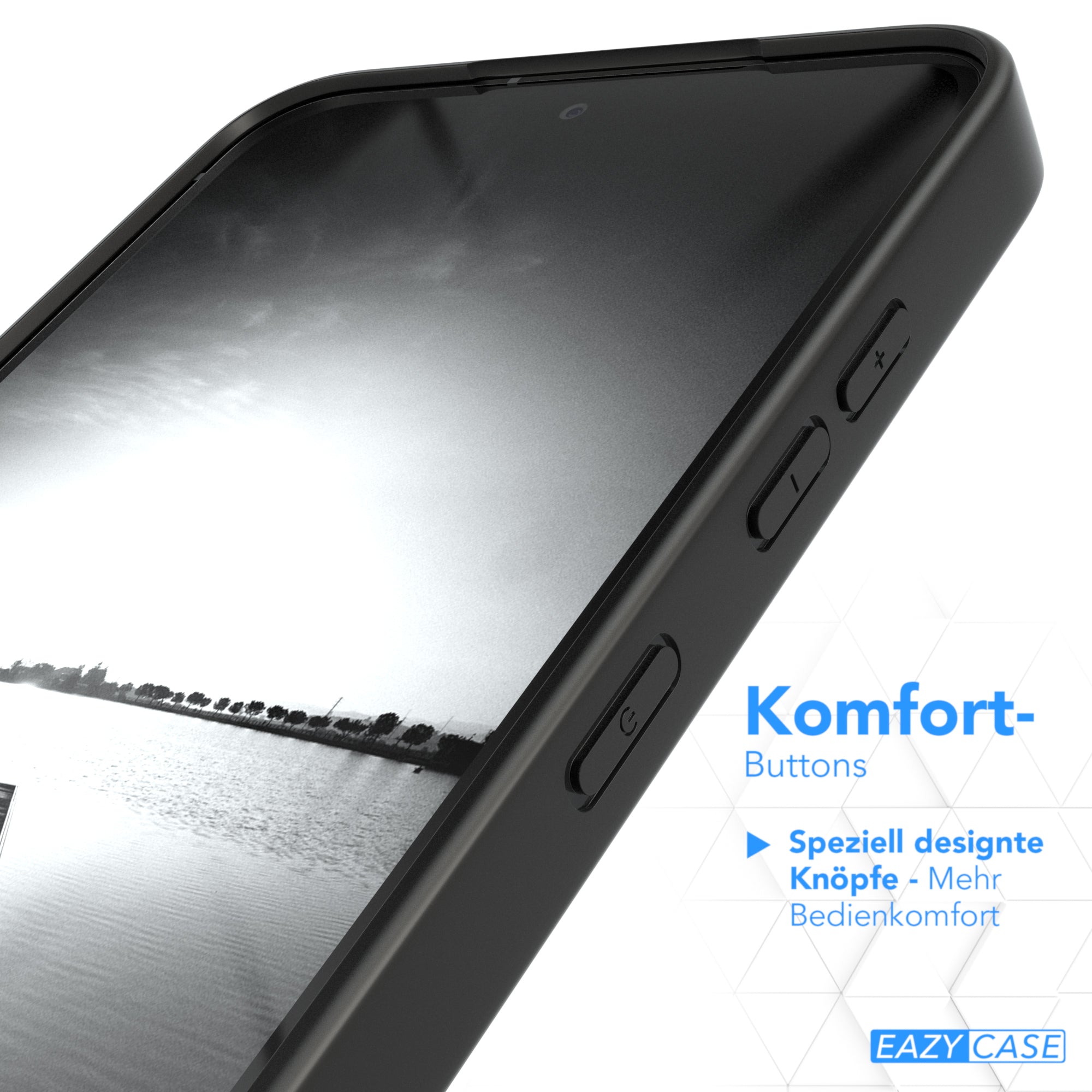 Galaxy S24 FE ultradünnes Slimcover aus TPU Schwarz