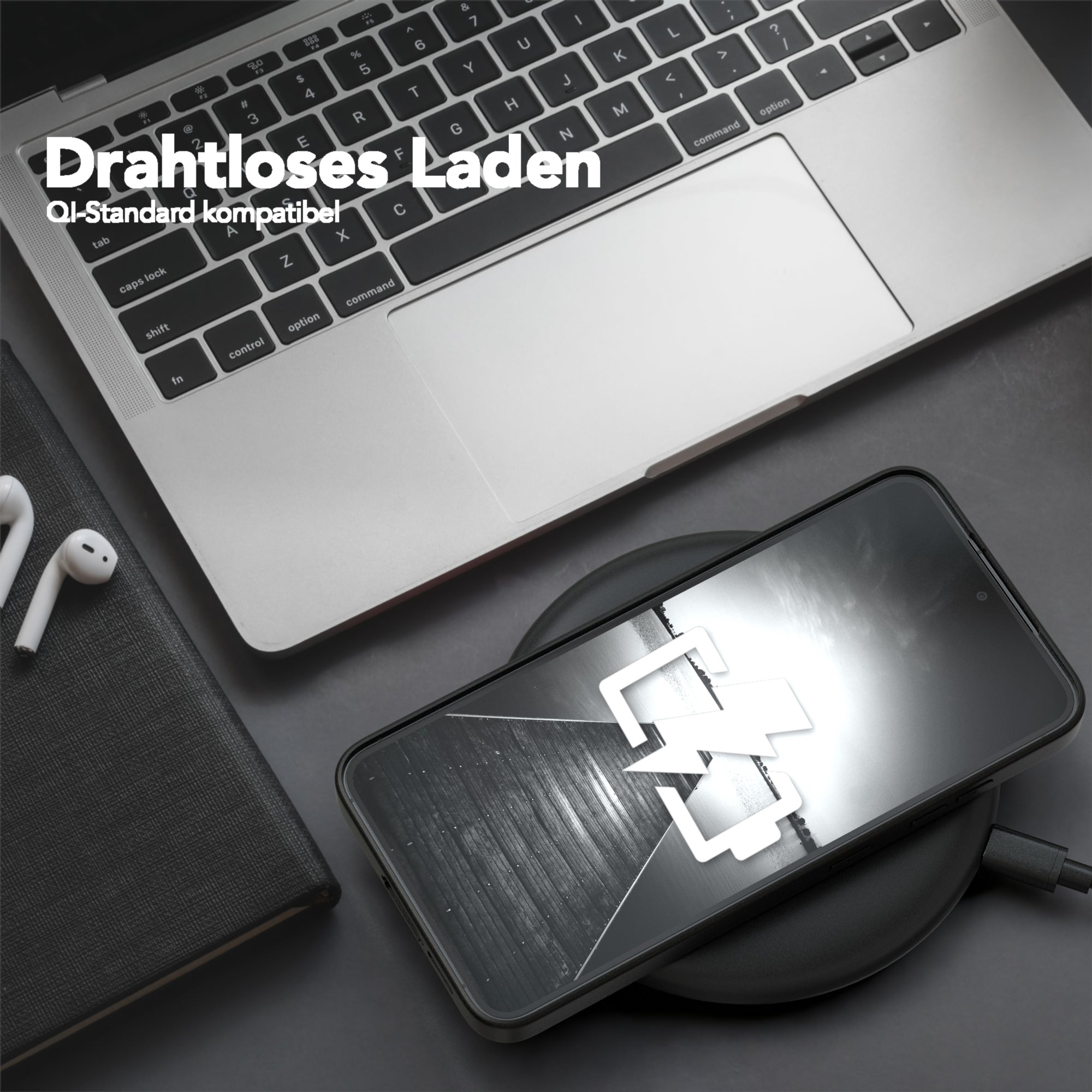 Galaxy S24 FE ultradünnes Slimcover aus TPU Schwarz