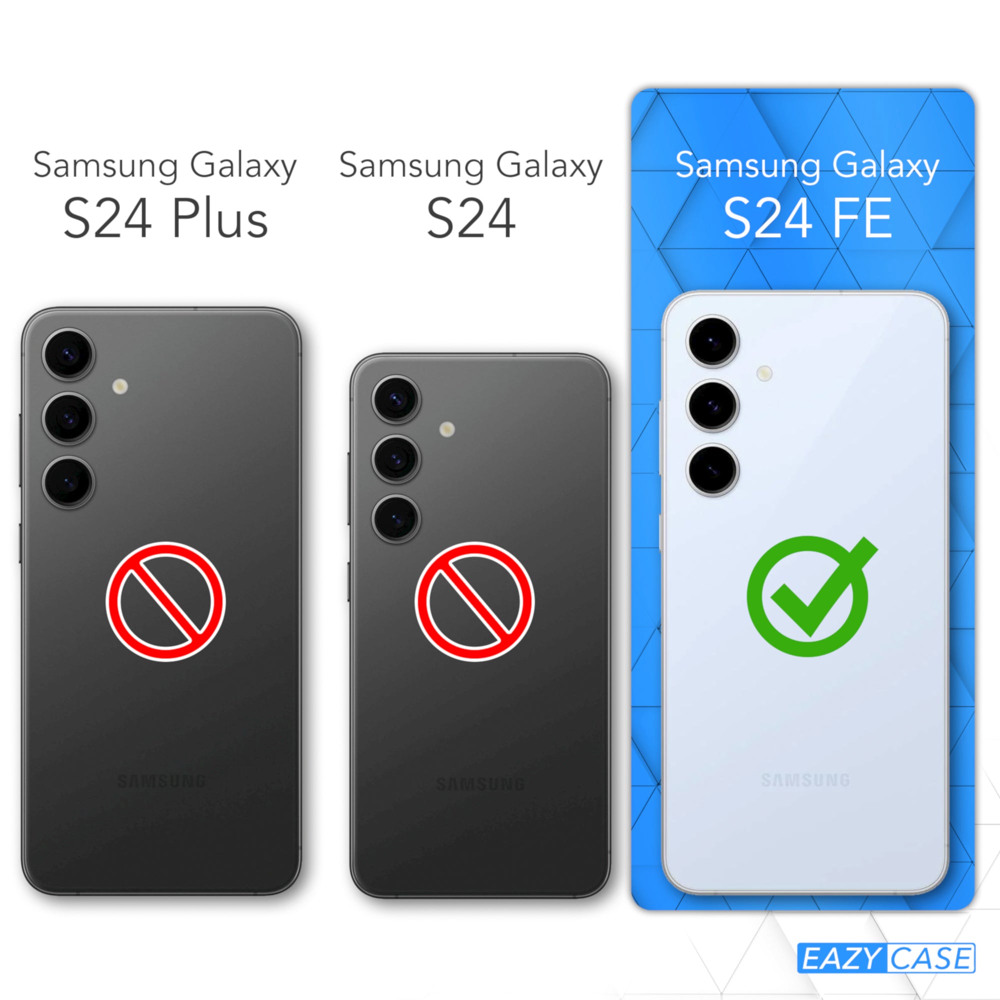 Galaxy S24 FE ultradünnes Slimcover aus TPU Schwarz