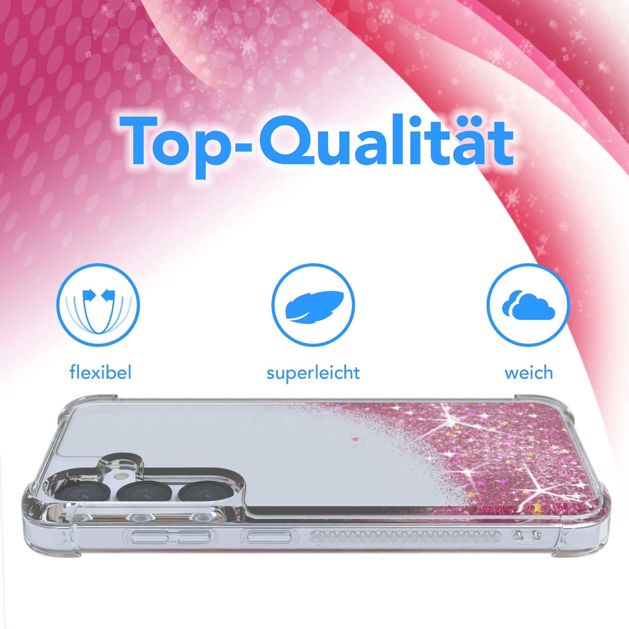 Galaxy S25 Glitzerhülle