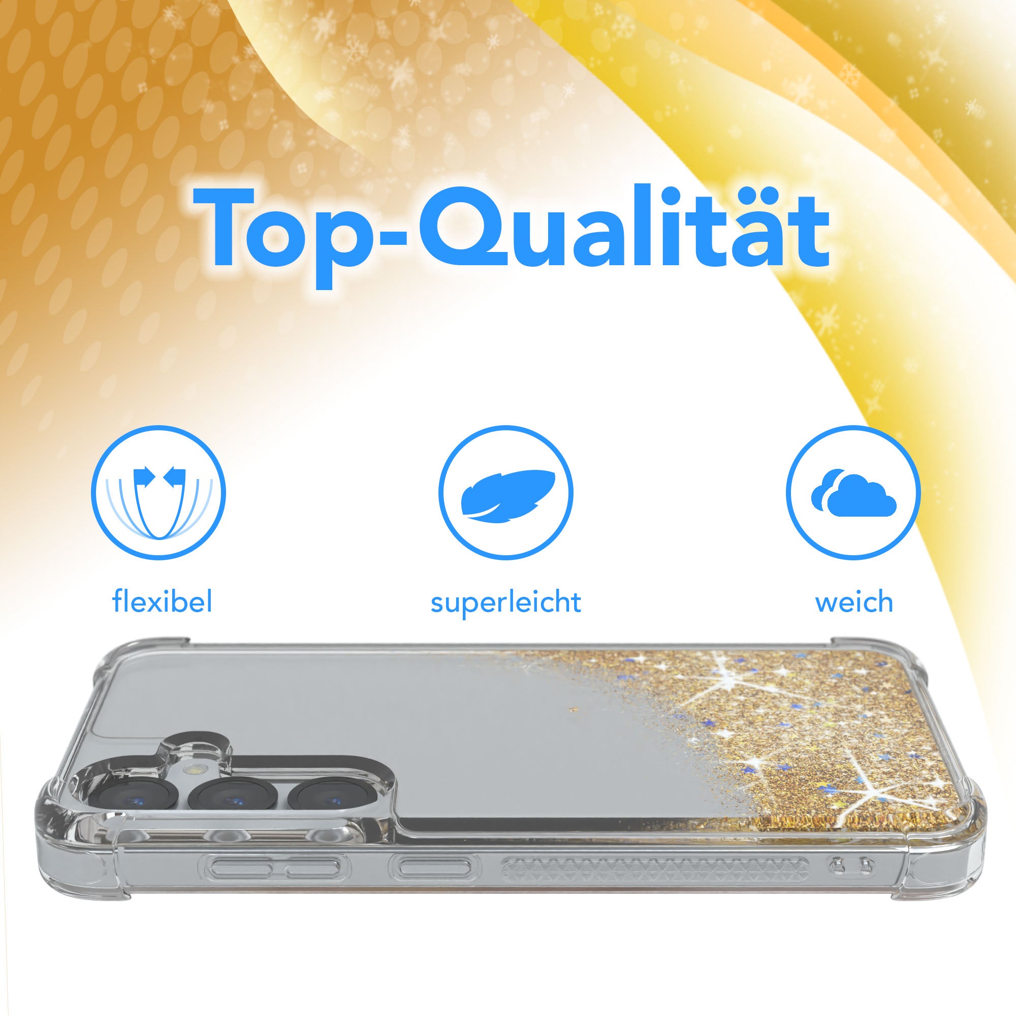 Galaxy S25 Glitzerhülle