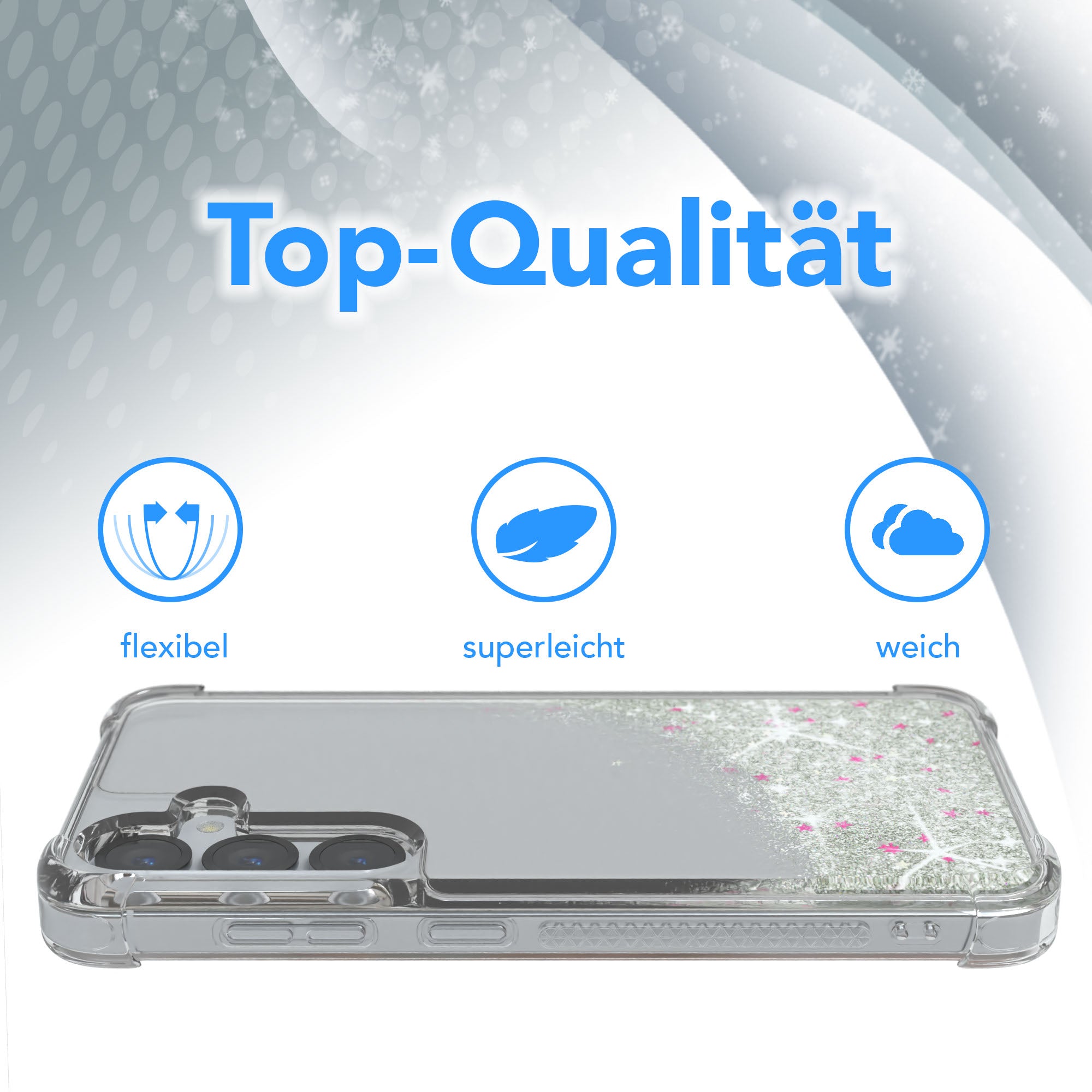 Galaxy S25 Glitzerhülle