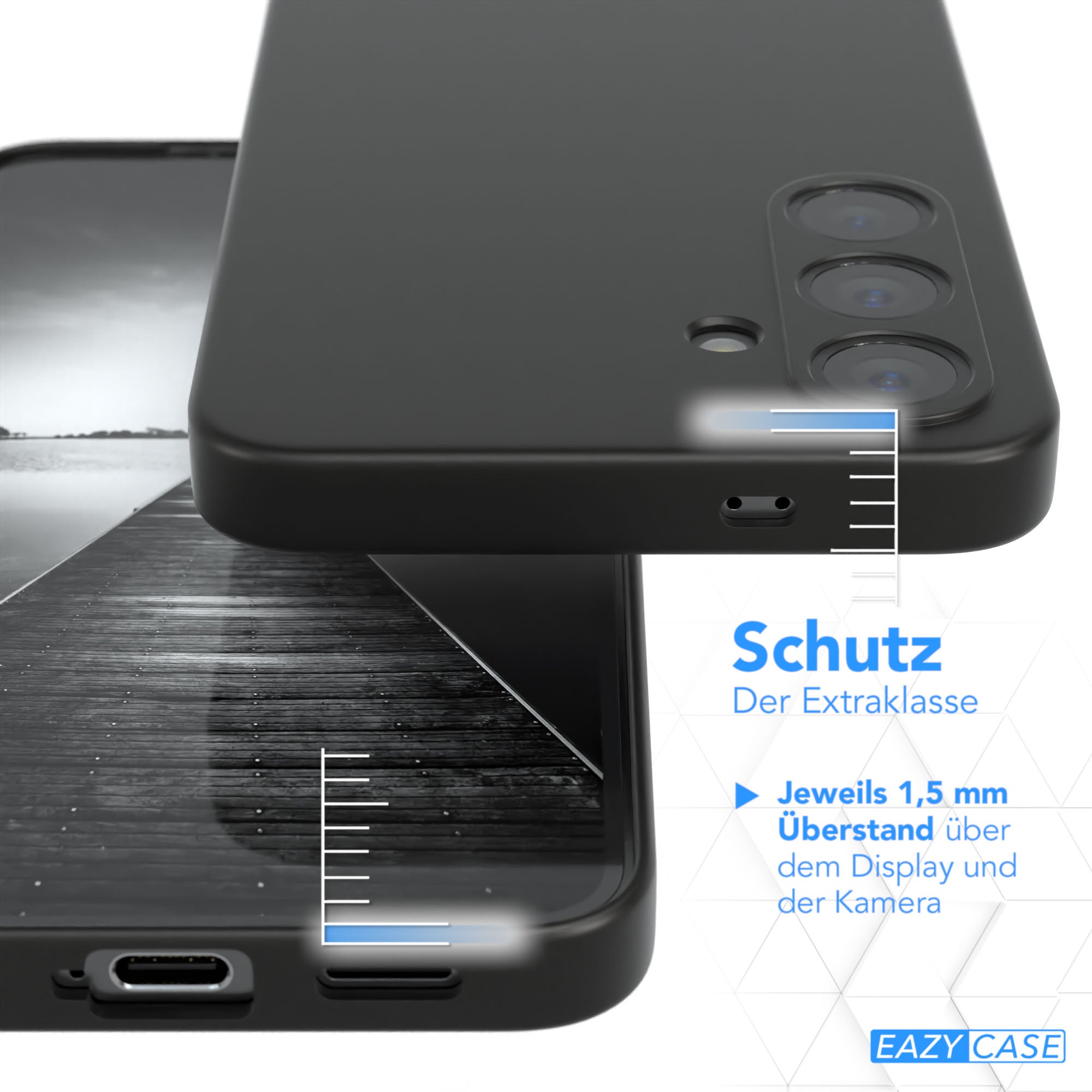 Galaxy S25 ultradünnes Slimcover aus TPU
