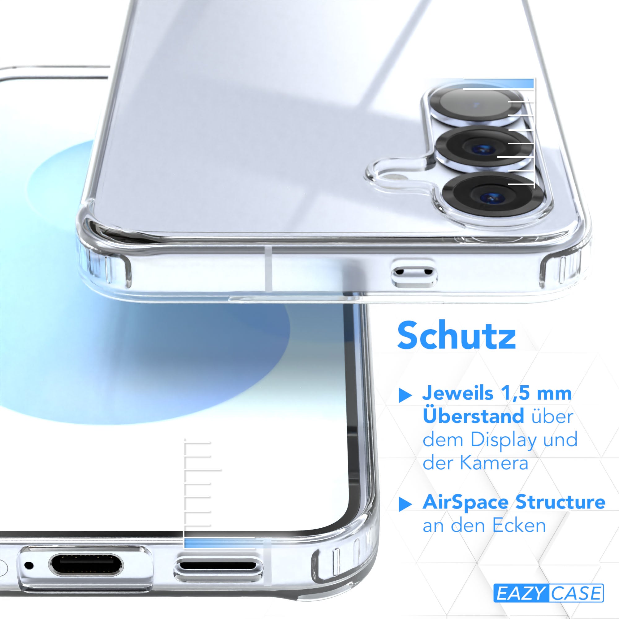 Galaxy S25 Serie Silikonhülle Transparent