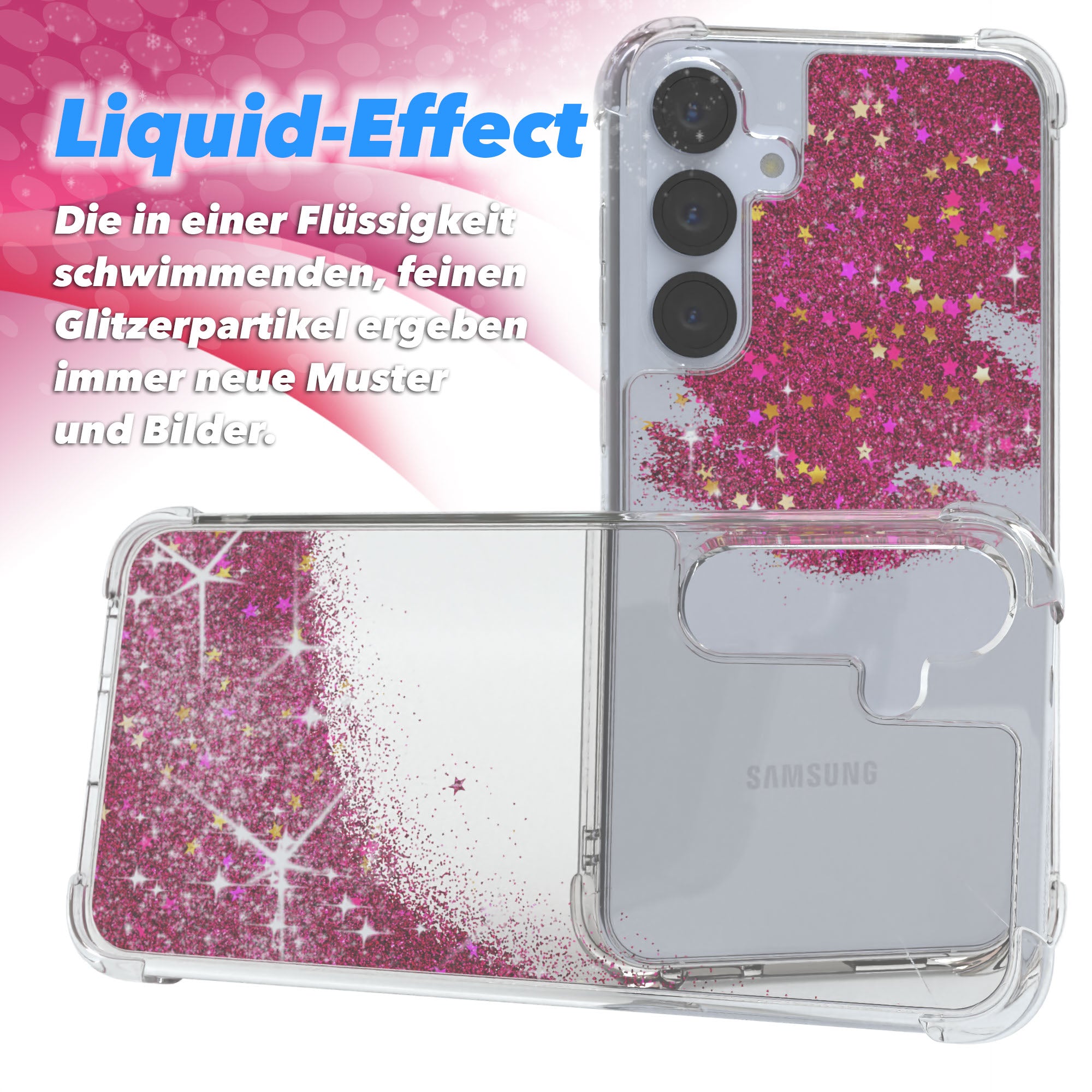 Galaxy S25 Plus Glitzerhülle
