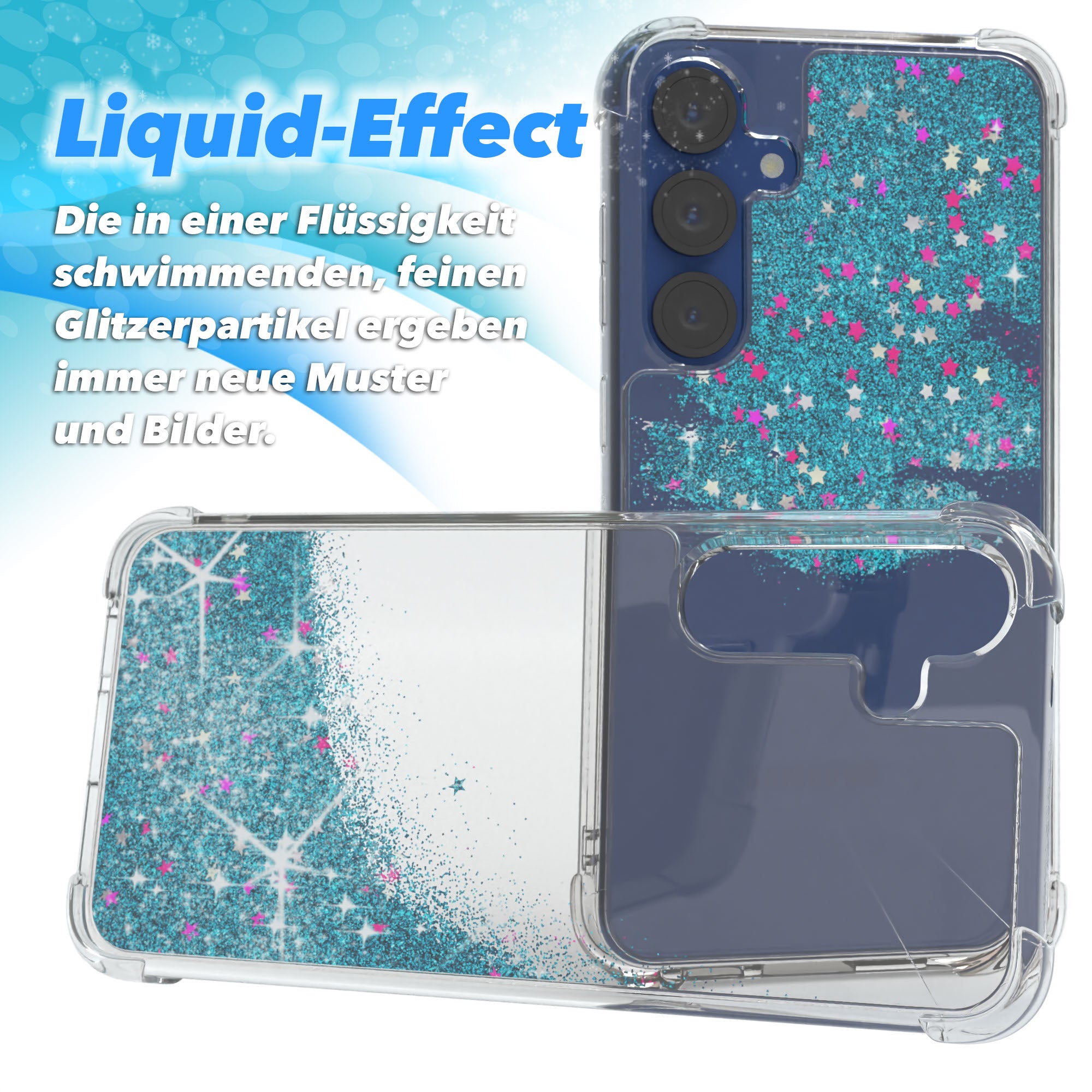 Galaxy S25 Plus Glitzerhülle