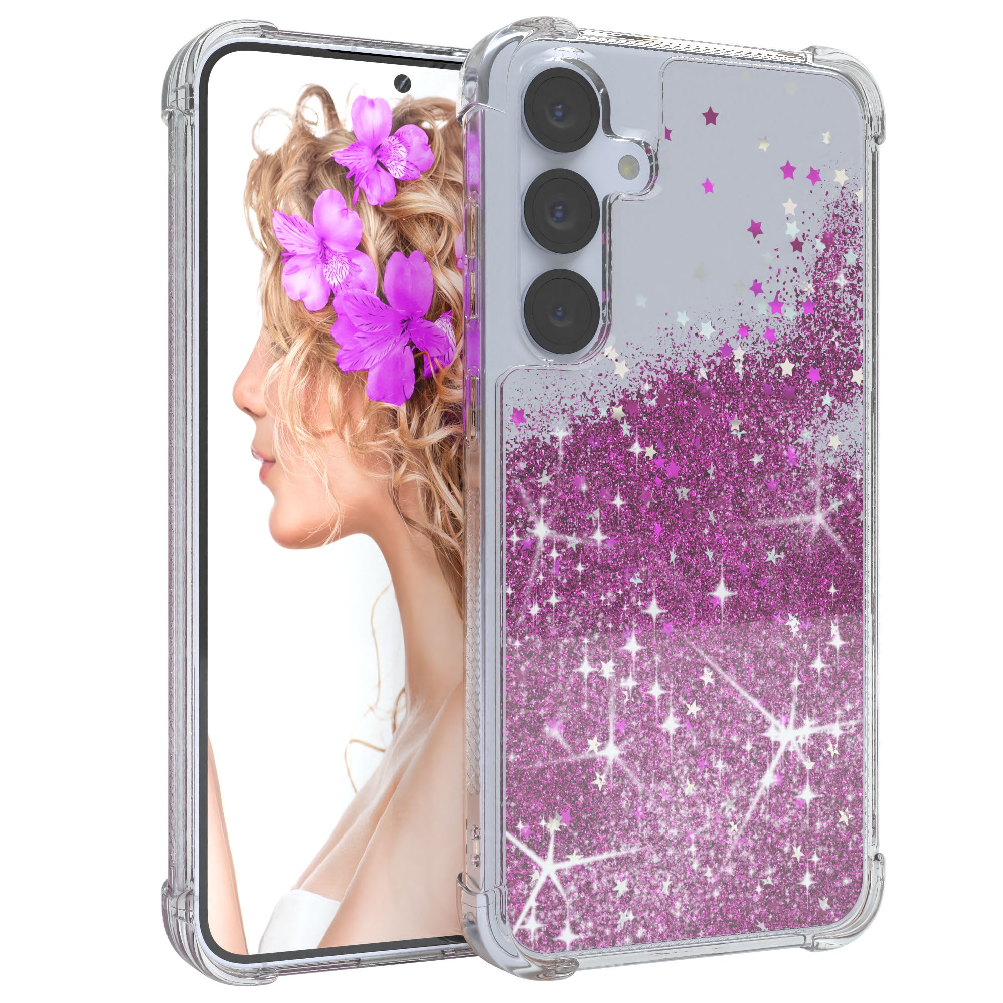 Galaxy S25 Plus Glitzerhülle