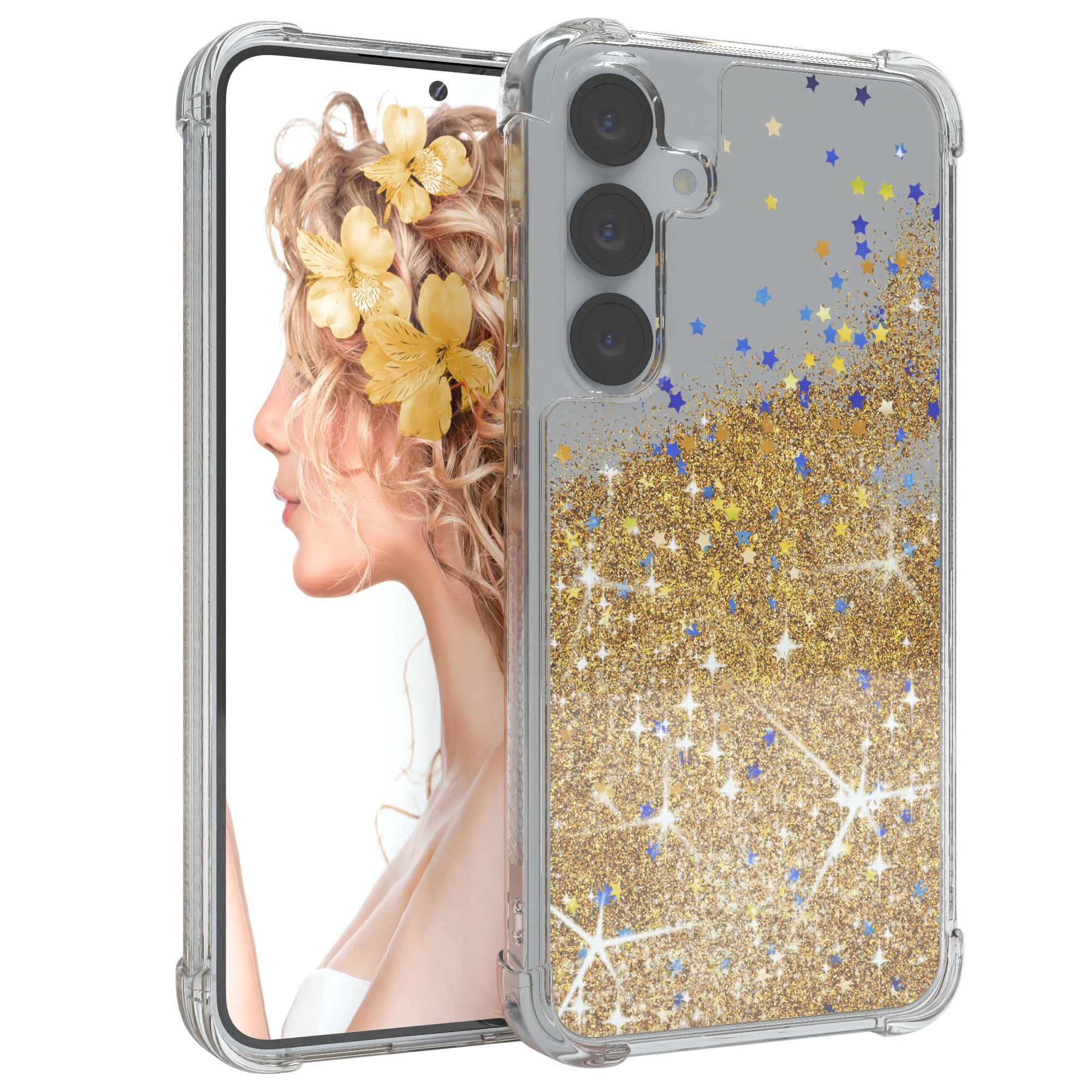 Galaxy S25 Plus Glitzerhülle