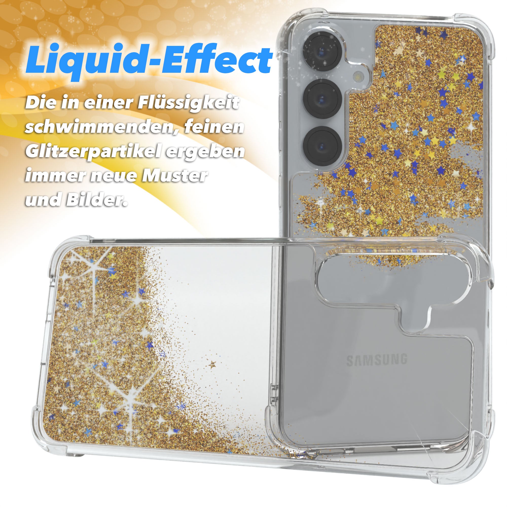 Galaxy S25 Plus Glitzerhülle