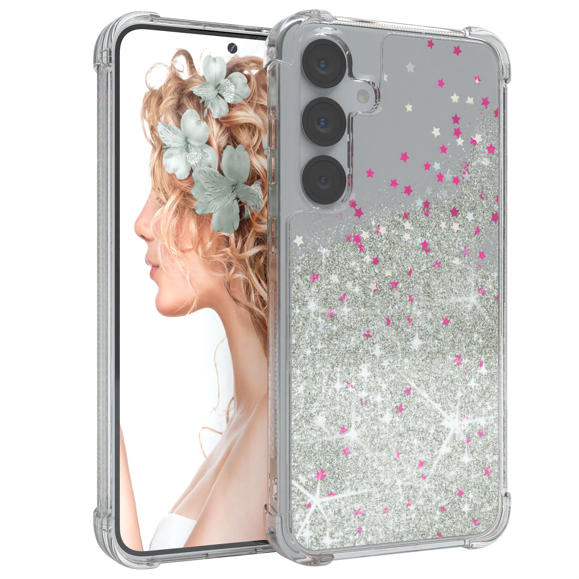 Galaxy S25 Plus Glitzerhülle