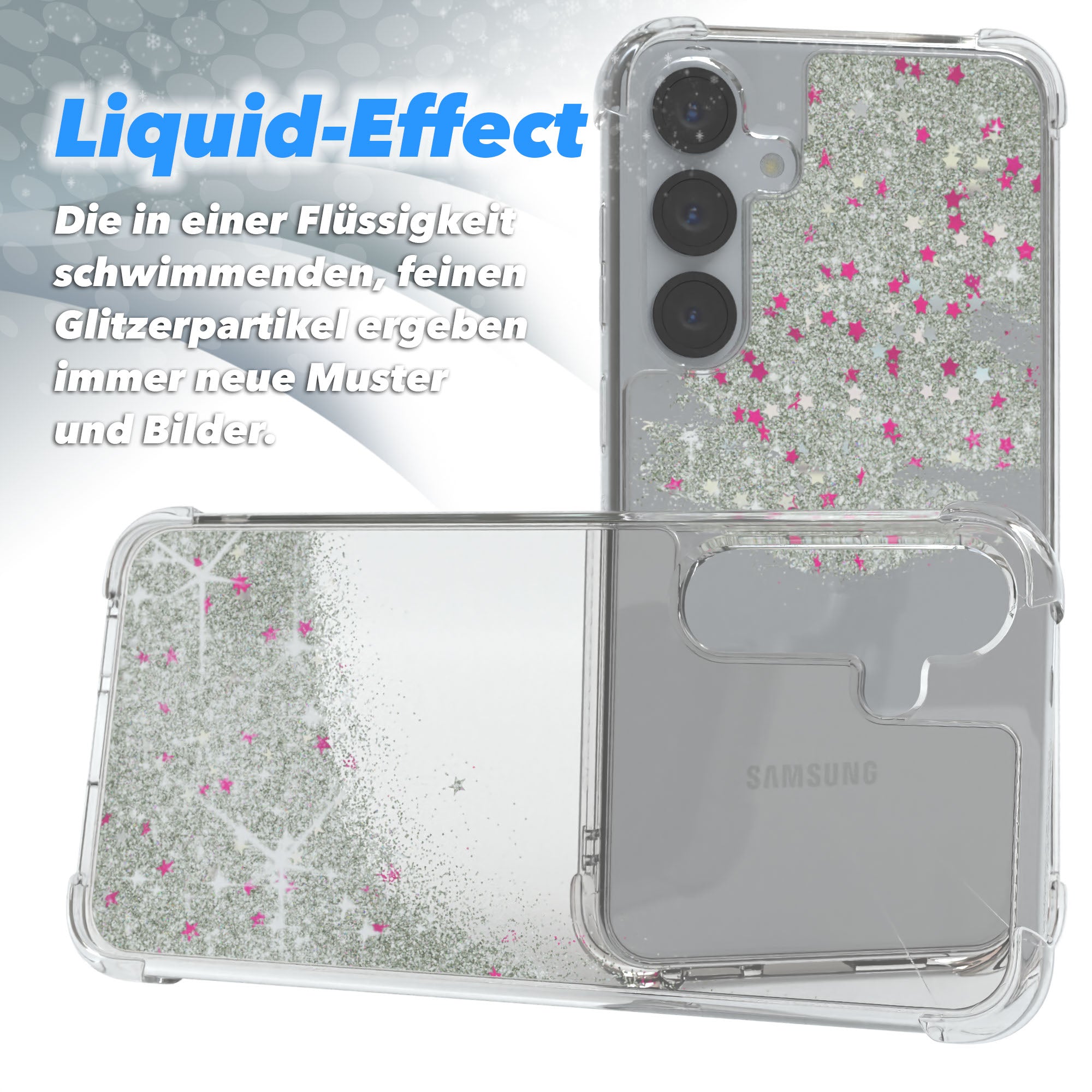 Galaxy S25 Plus Glitzerhülle