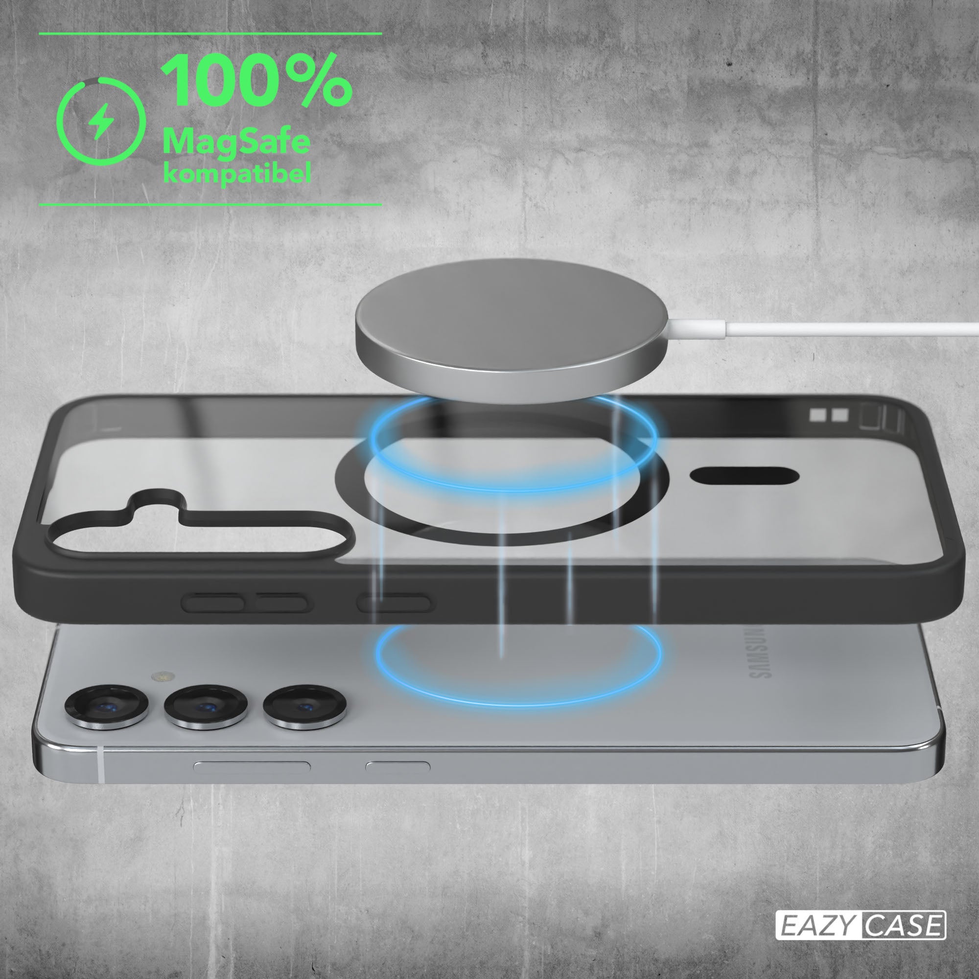 Galaxy S25 Plus transparente Hülle mit MagSafe