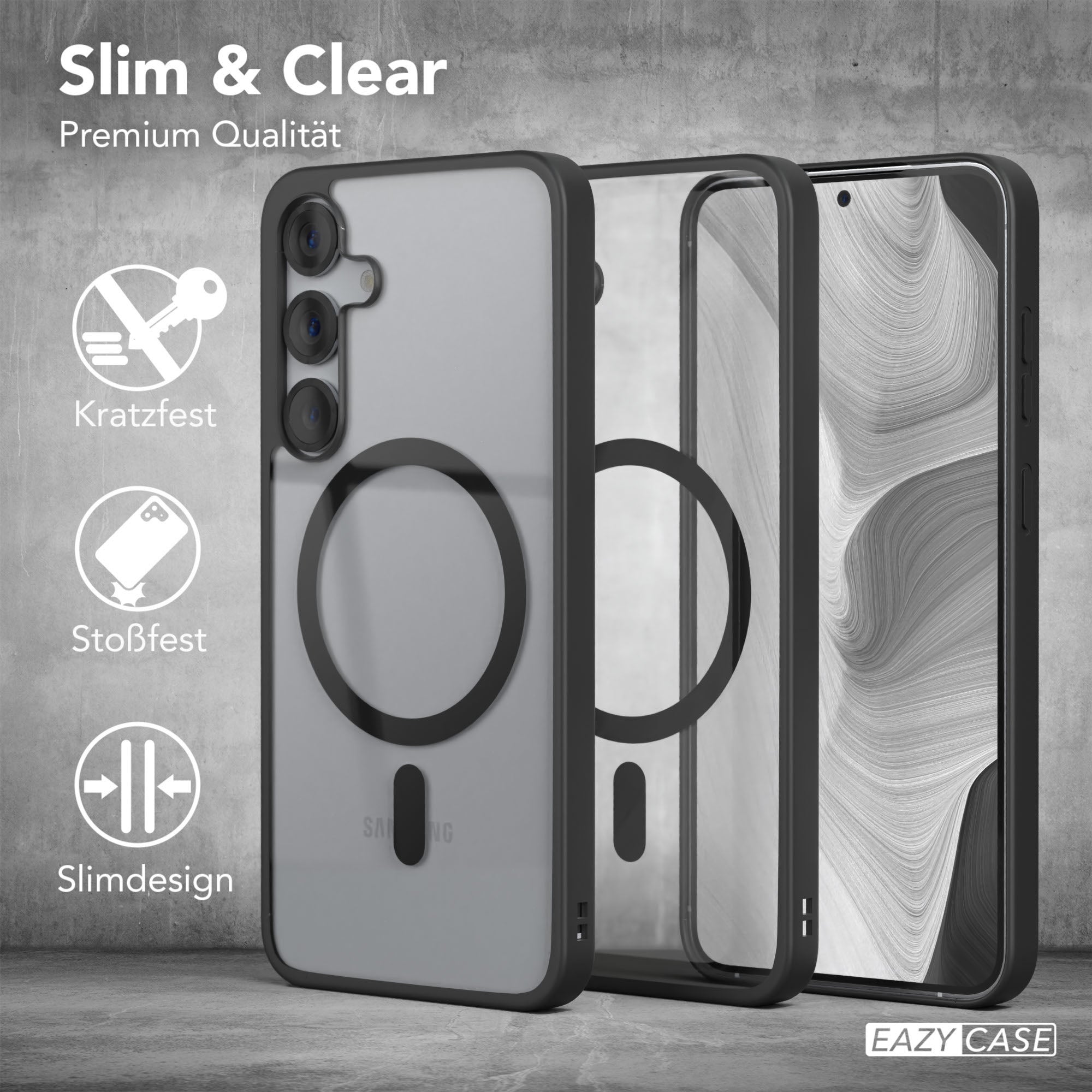 Galaxy S25 Plus transparente Hülle mit MagSafe