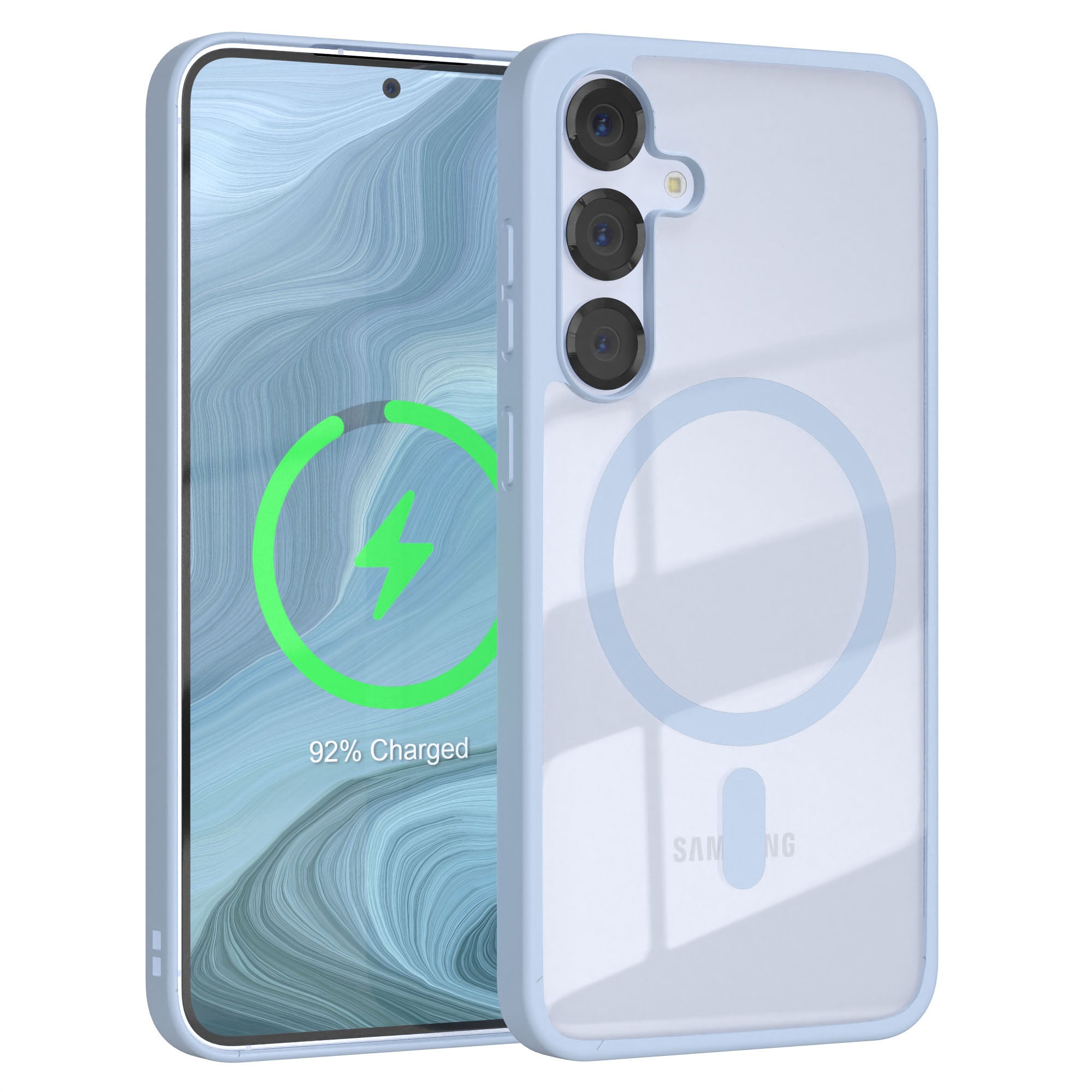 Galaxy S25 Plus transparente Hülle mit MagSafe