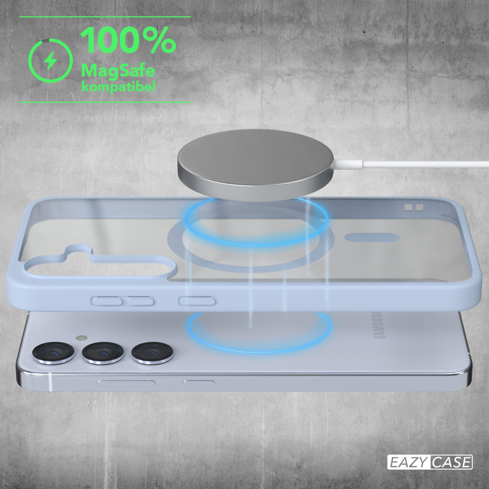 Galaxy S25 Plus transparente Hülle mit MagSafe