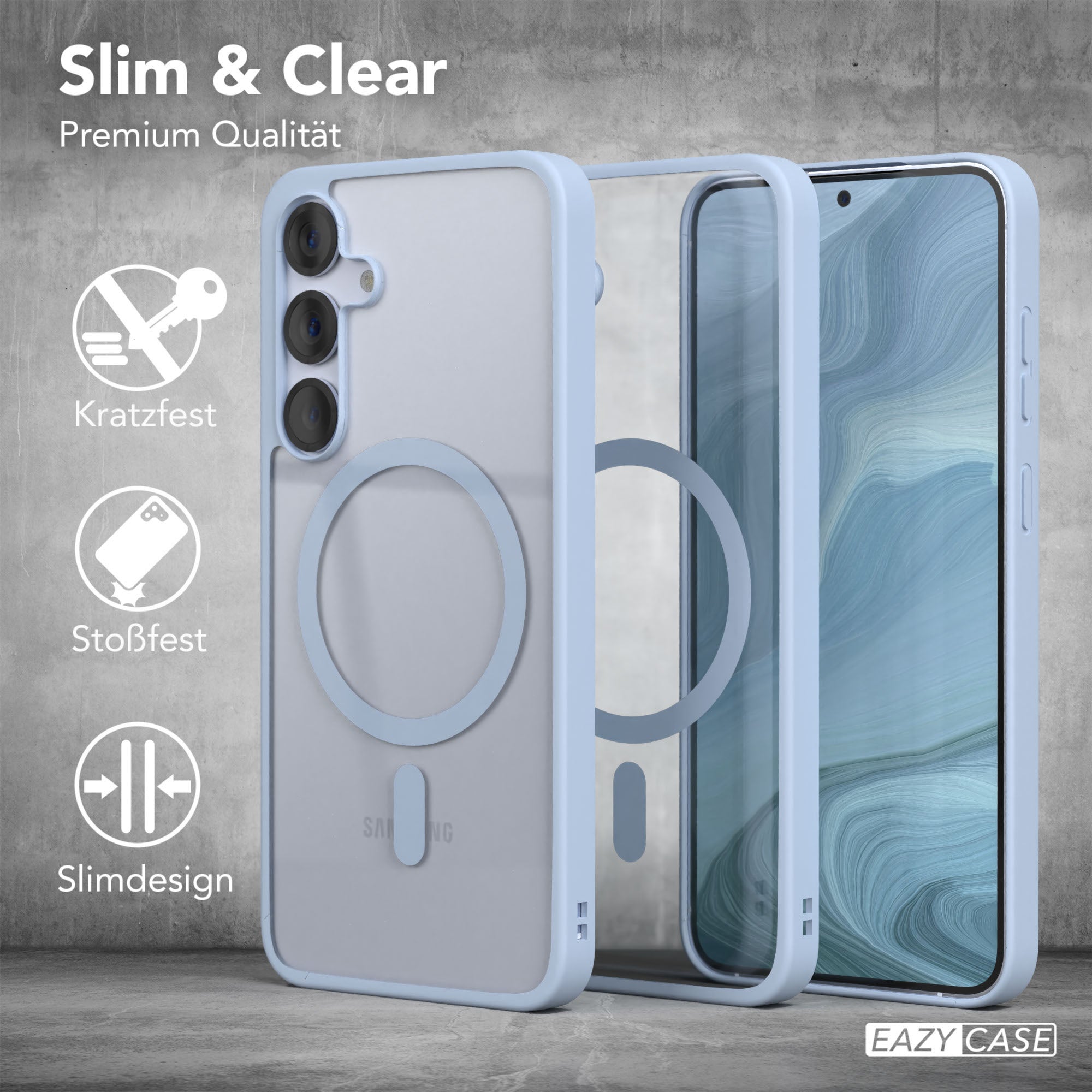 Galaxy S25 Plus transparente Hülle mit MagSafe