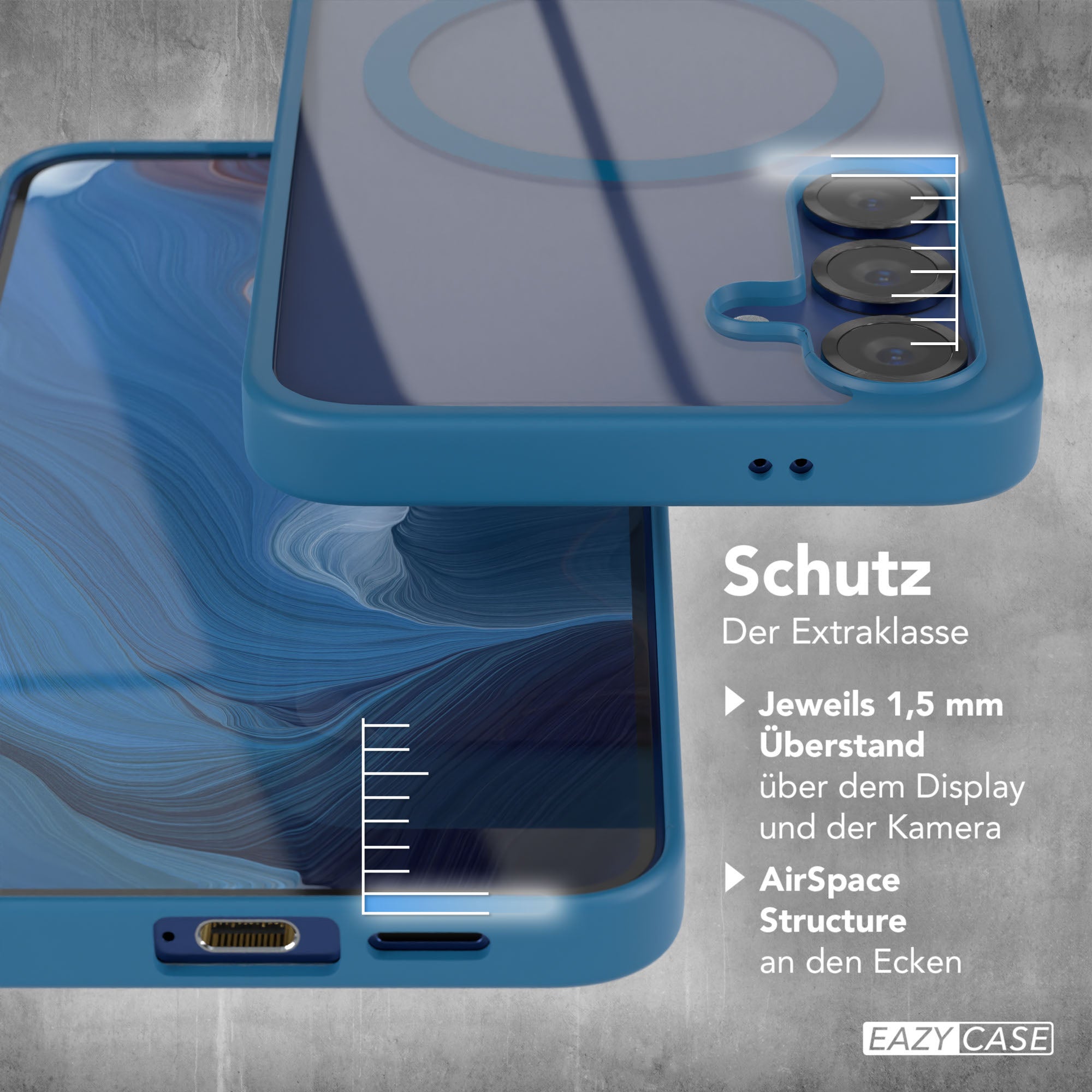 Galaxy S25 Plus transparente Hülle mit MagSafe