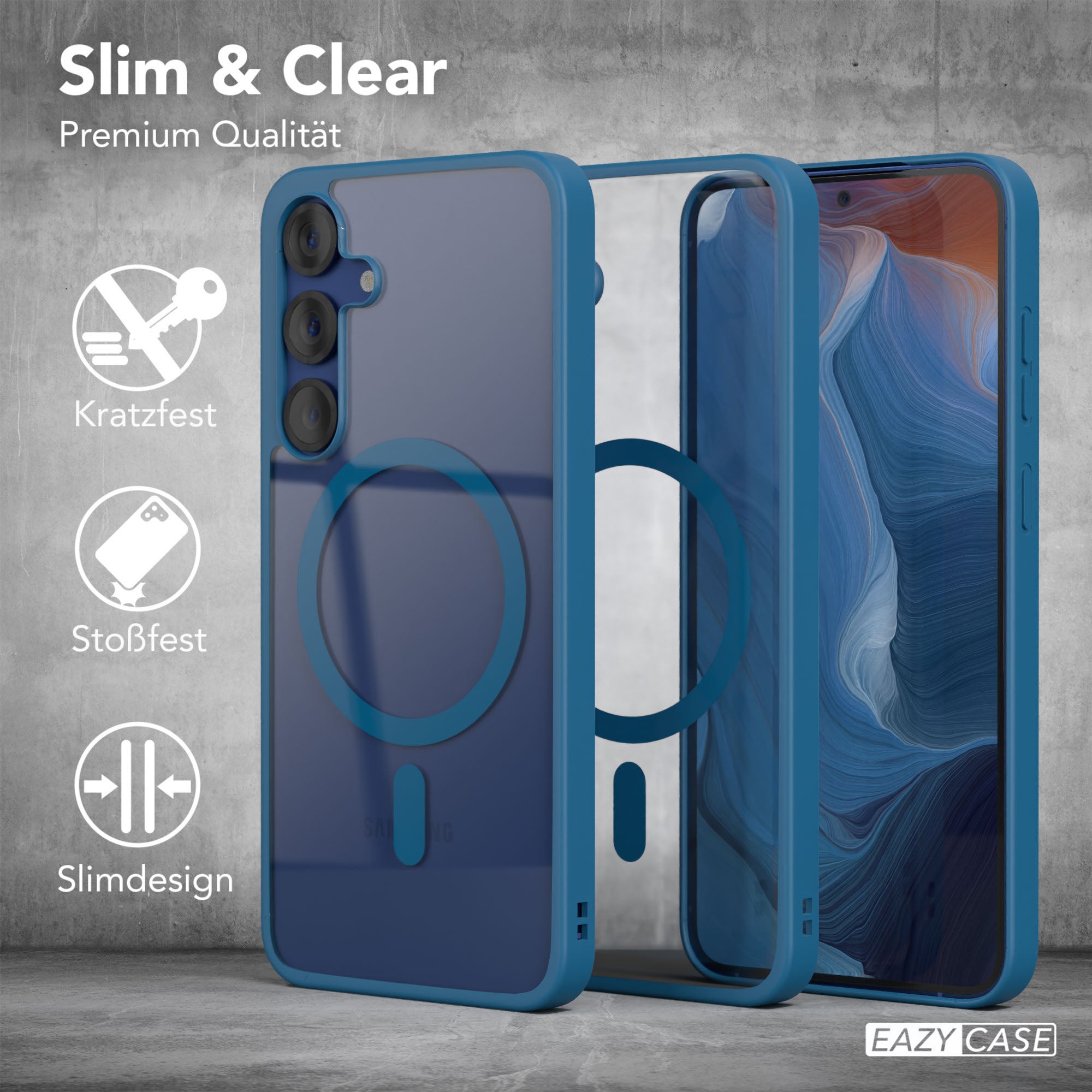 Galaxy S25 Plus transparente Hülle mit MagSafe