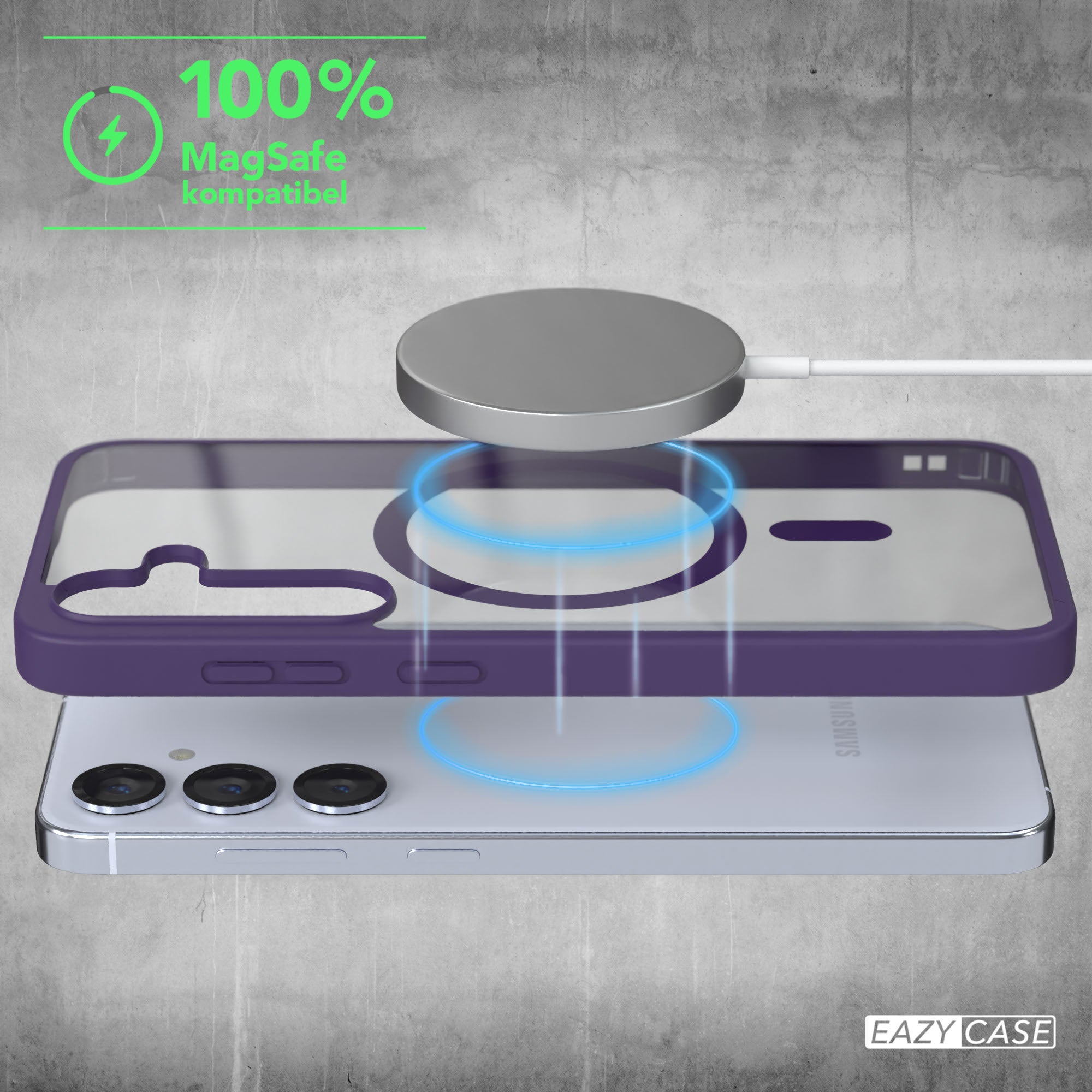 Galaxy S25 Plus transparente Hülle mit MagSafe