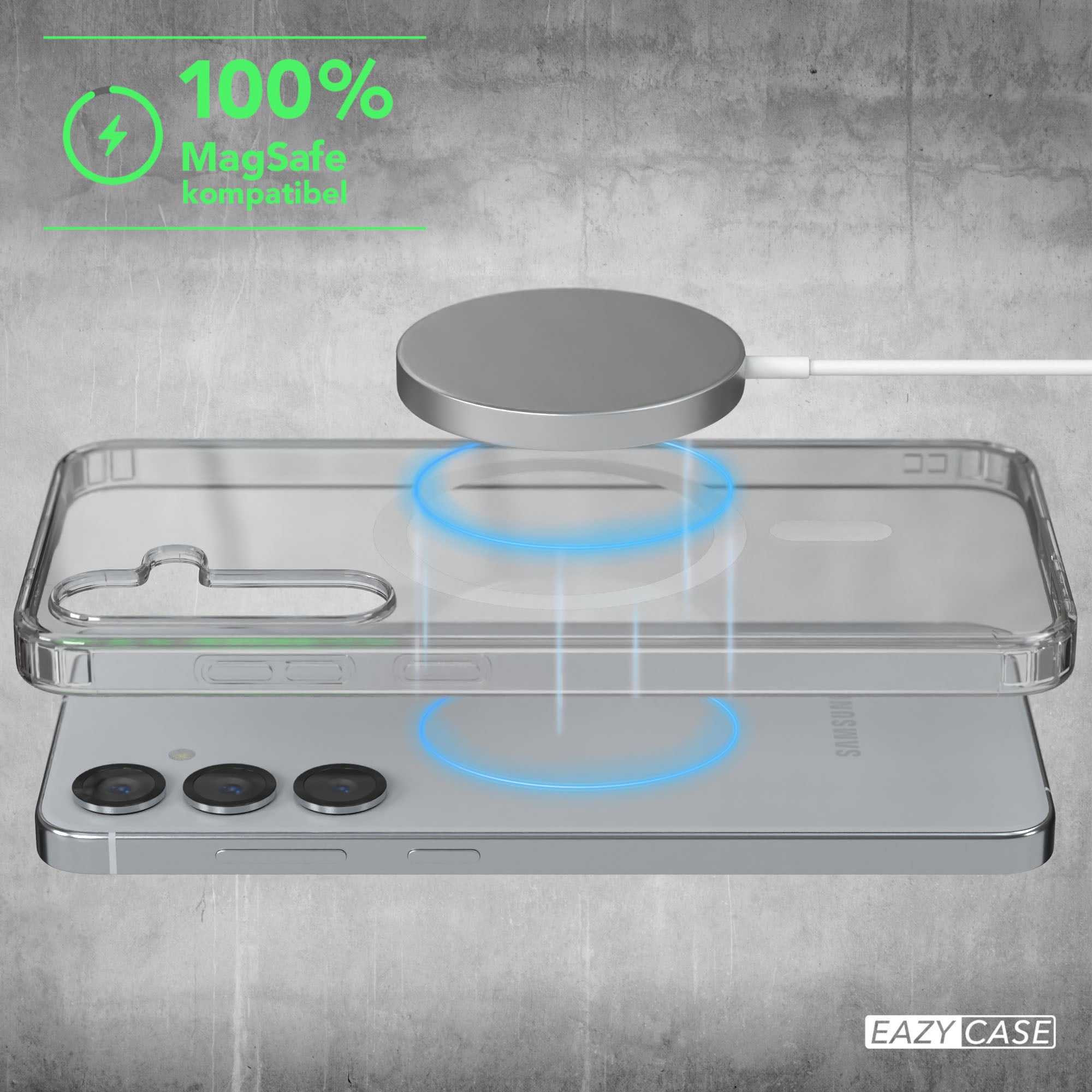 Galaxy S25 Plus transparente Hülle mit MagSafe