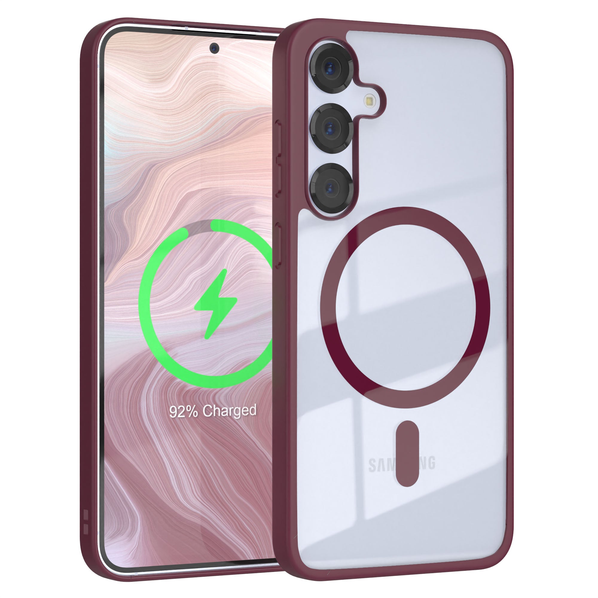 Galaxy S25 Plus transparente Hülle mit MagSafe