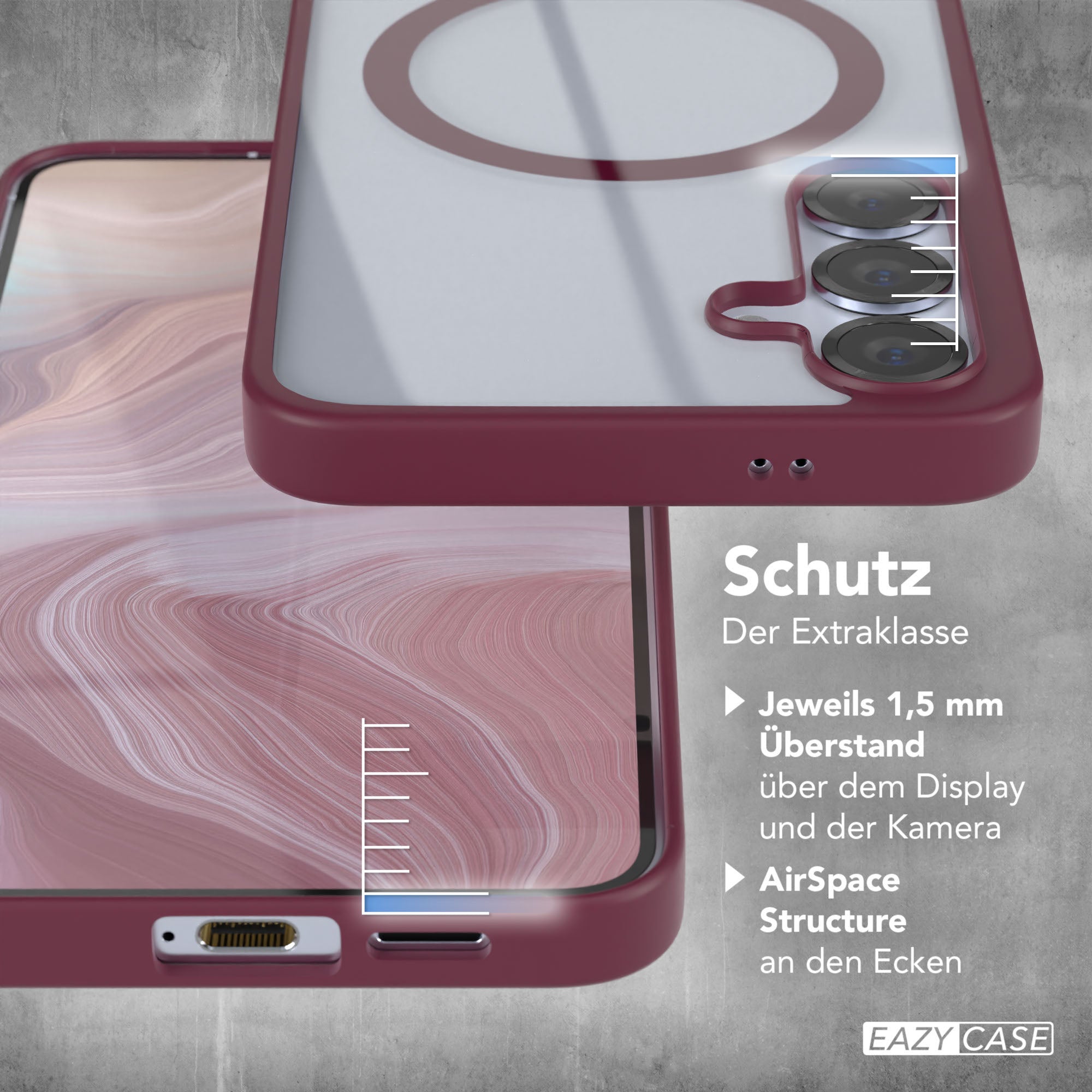 Galaxy S25 Plus transparente Hülle mit MagSafe