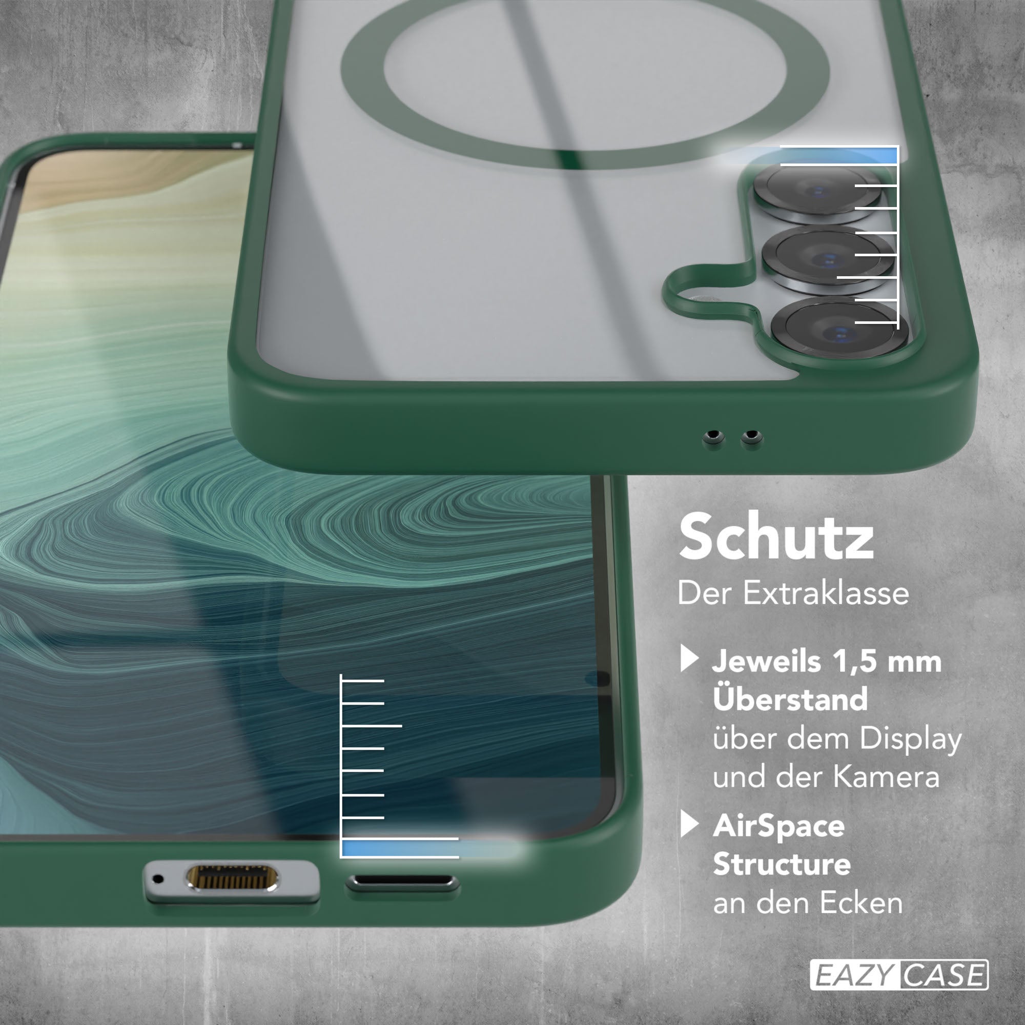 Galaxy S25 Plus transparente Hülle mit MagSafe