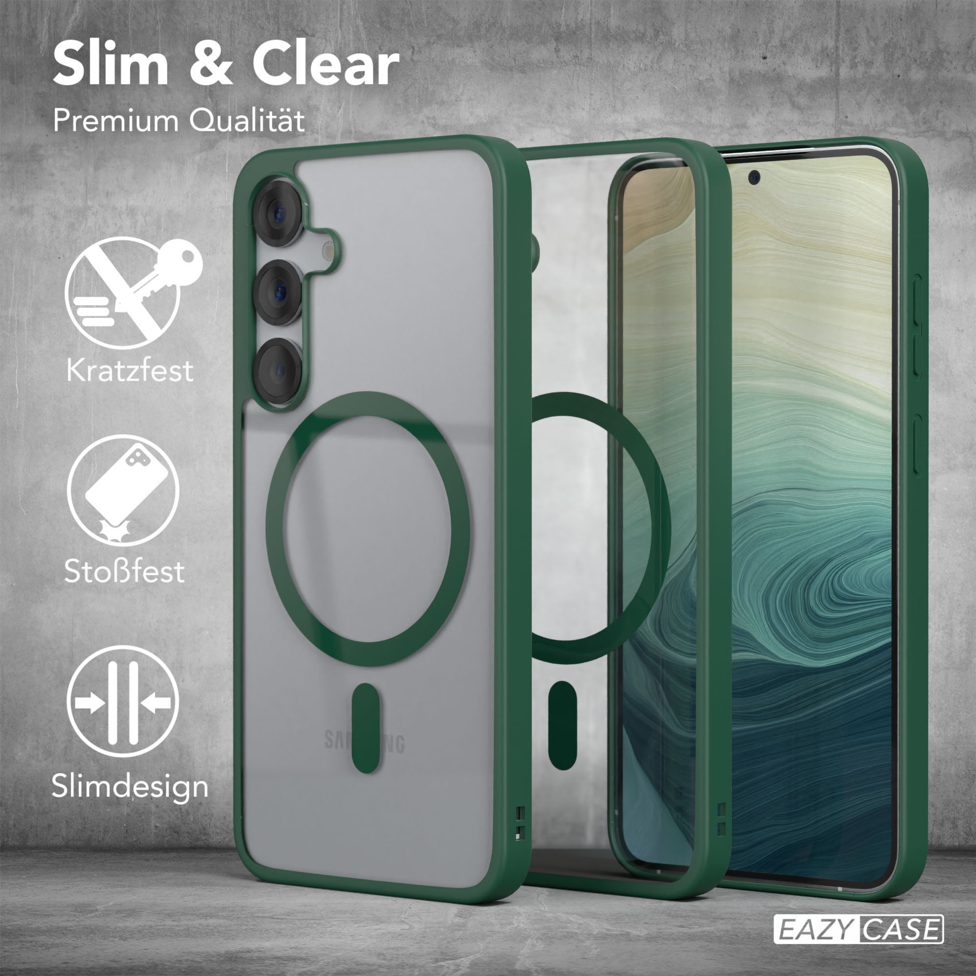 Galaxy S25 Plus transparente Hülle mit MagSafe