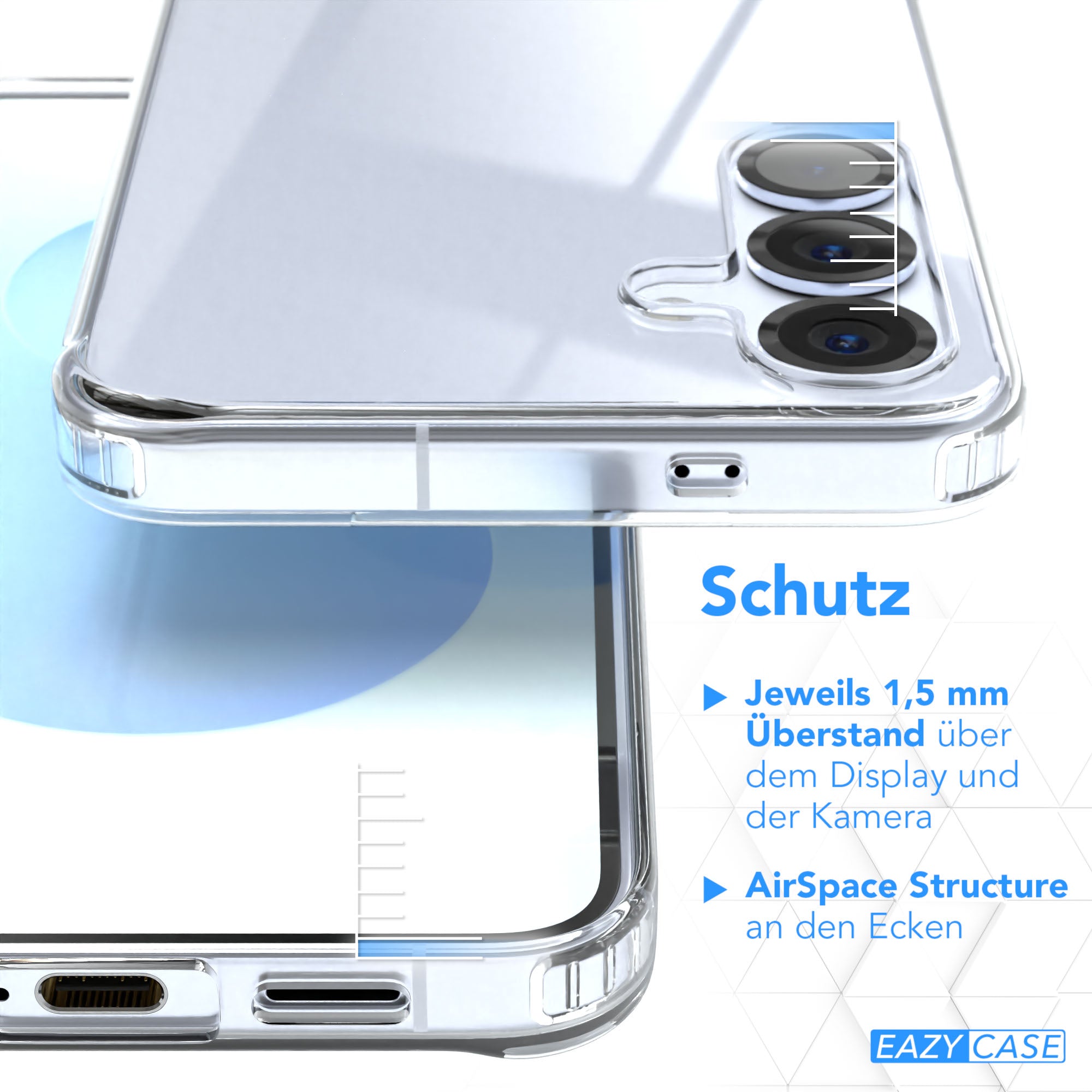 Galaxy S25 Serie Silikonhülle Transparent