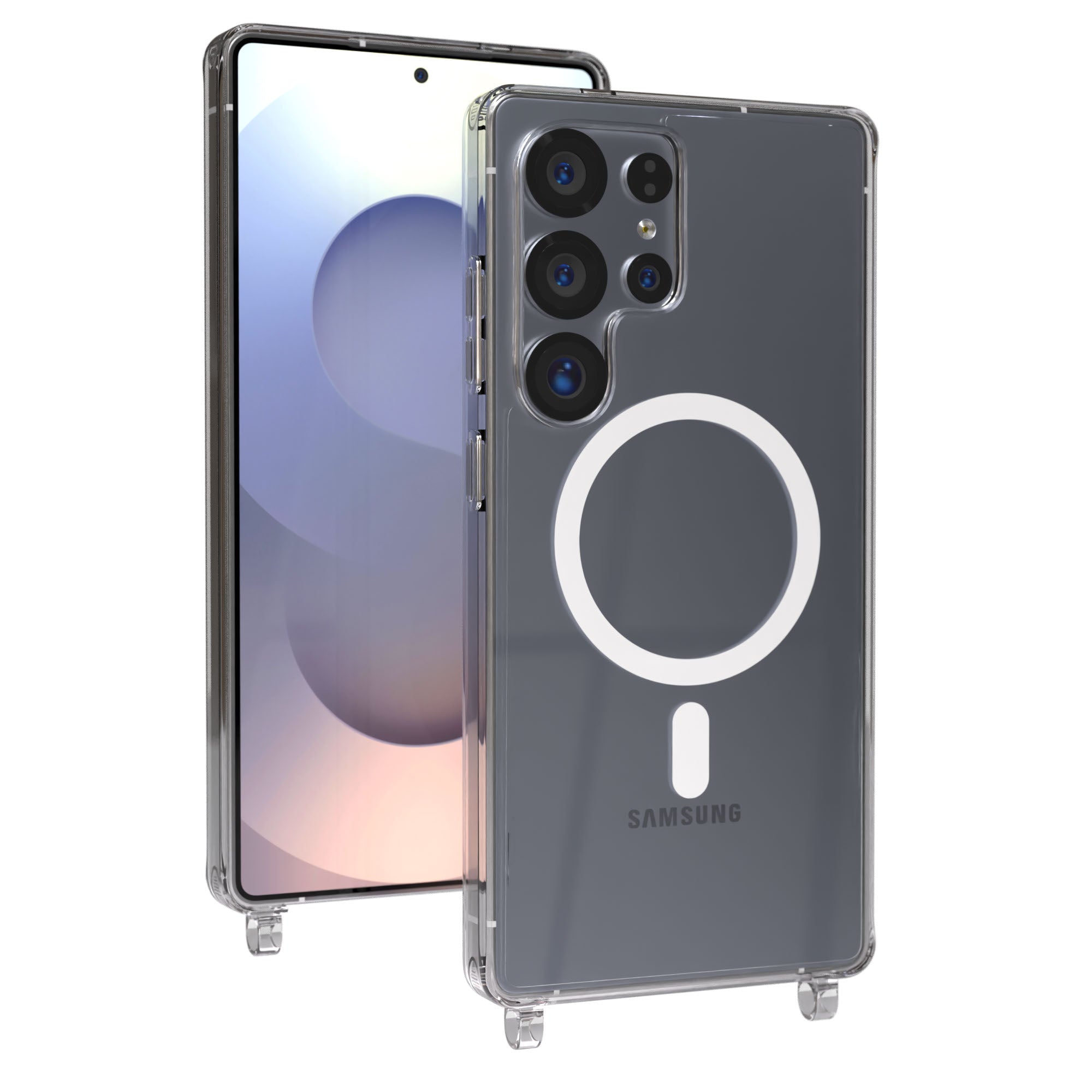 Samsung Galaxy S25 Ultra Schutzhülle mit MagSafe und Ösen für Handyketten