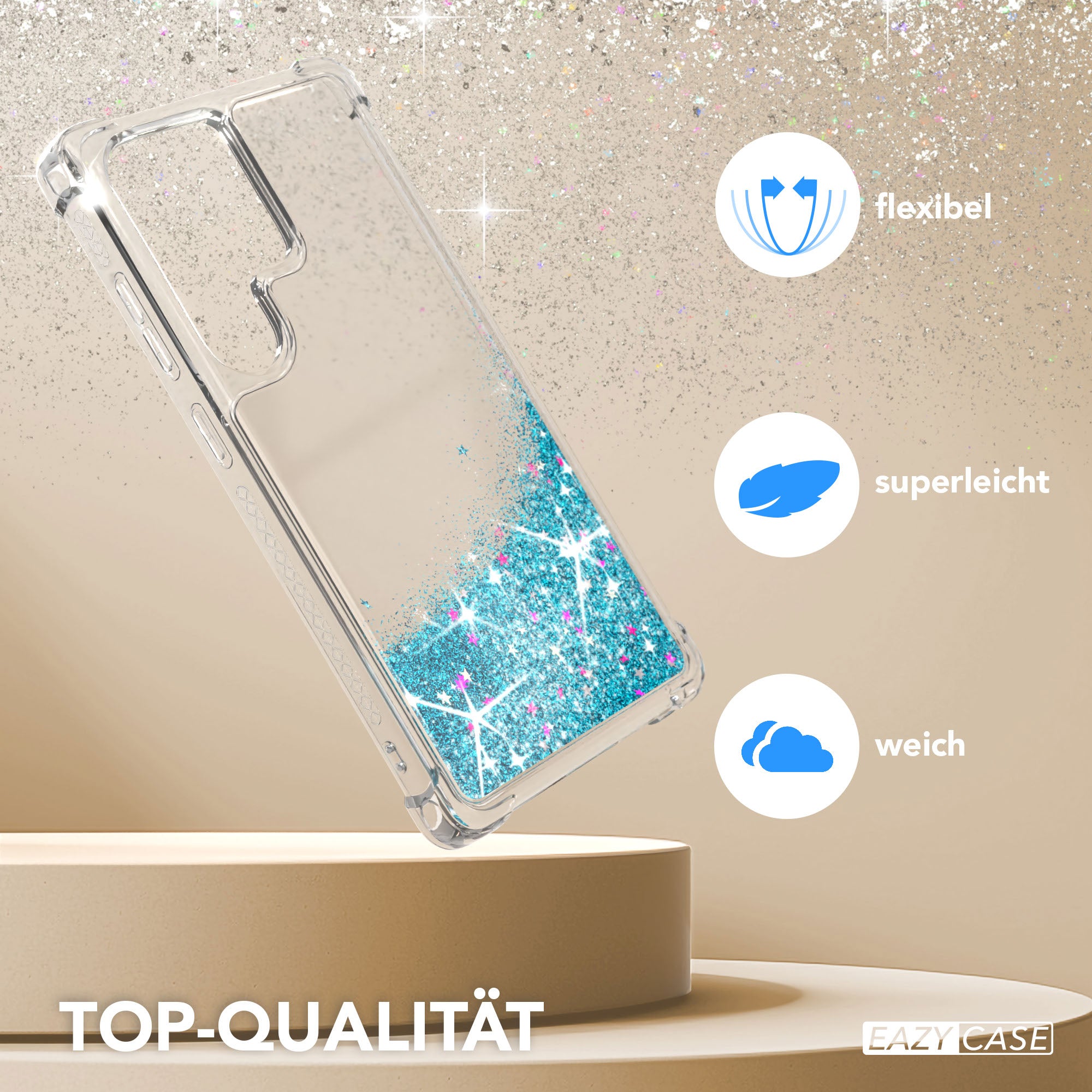 Galaxy S25 Ultra Glitzerhülle
