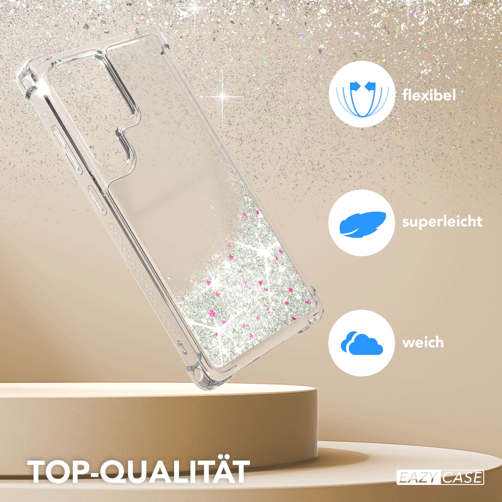 Galaxy S25 Ultra Glitzerhülle