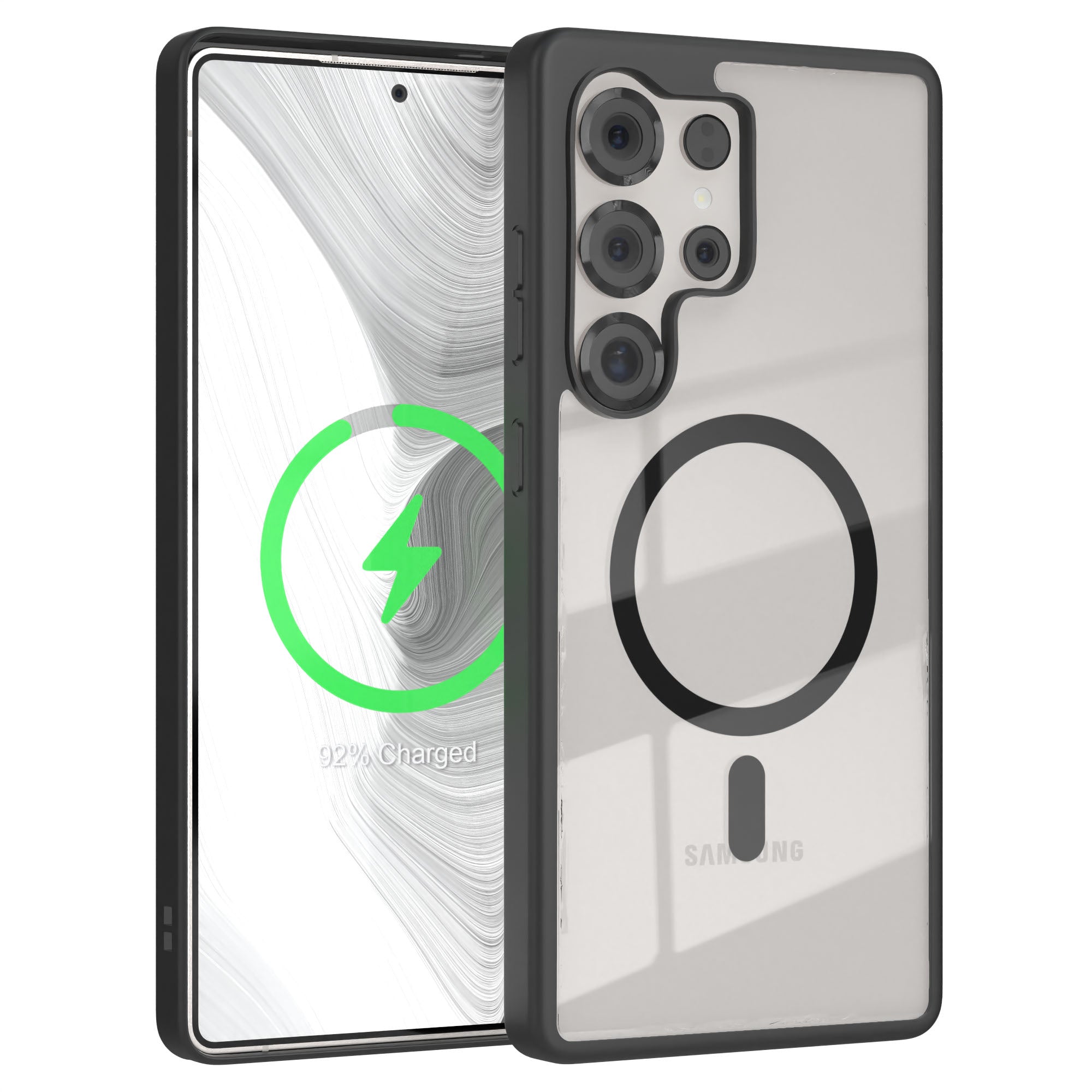 Galaxy S25 Ultra transparente Hülle mit MagSafe