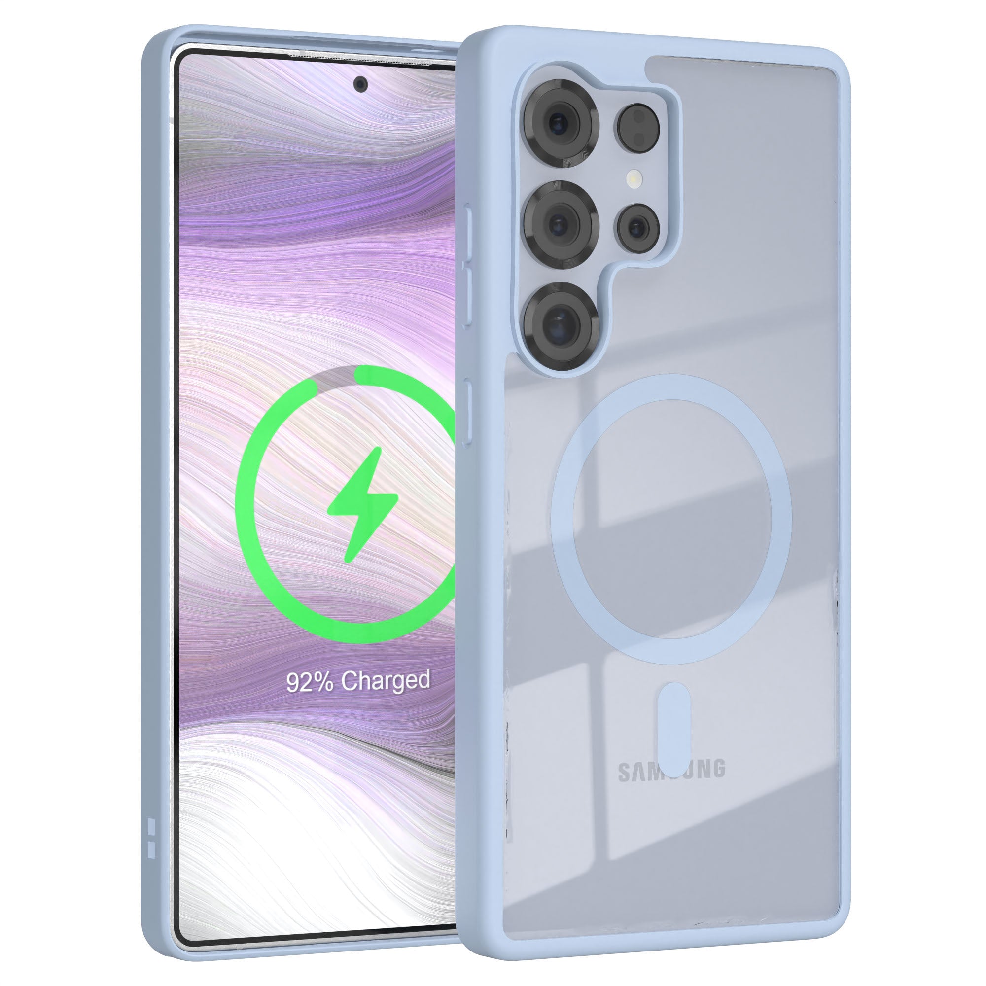Galaxy S25 Ultra transparente Hülle mit MagSafe