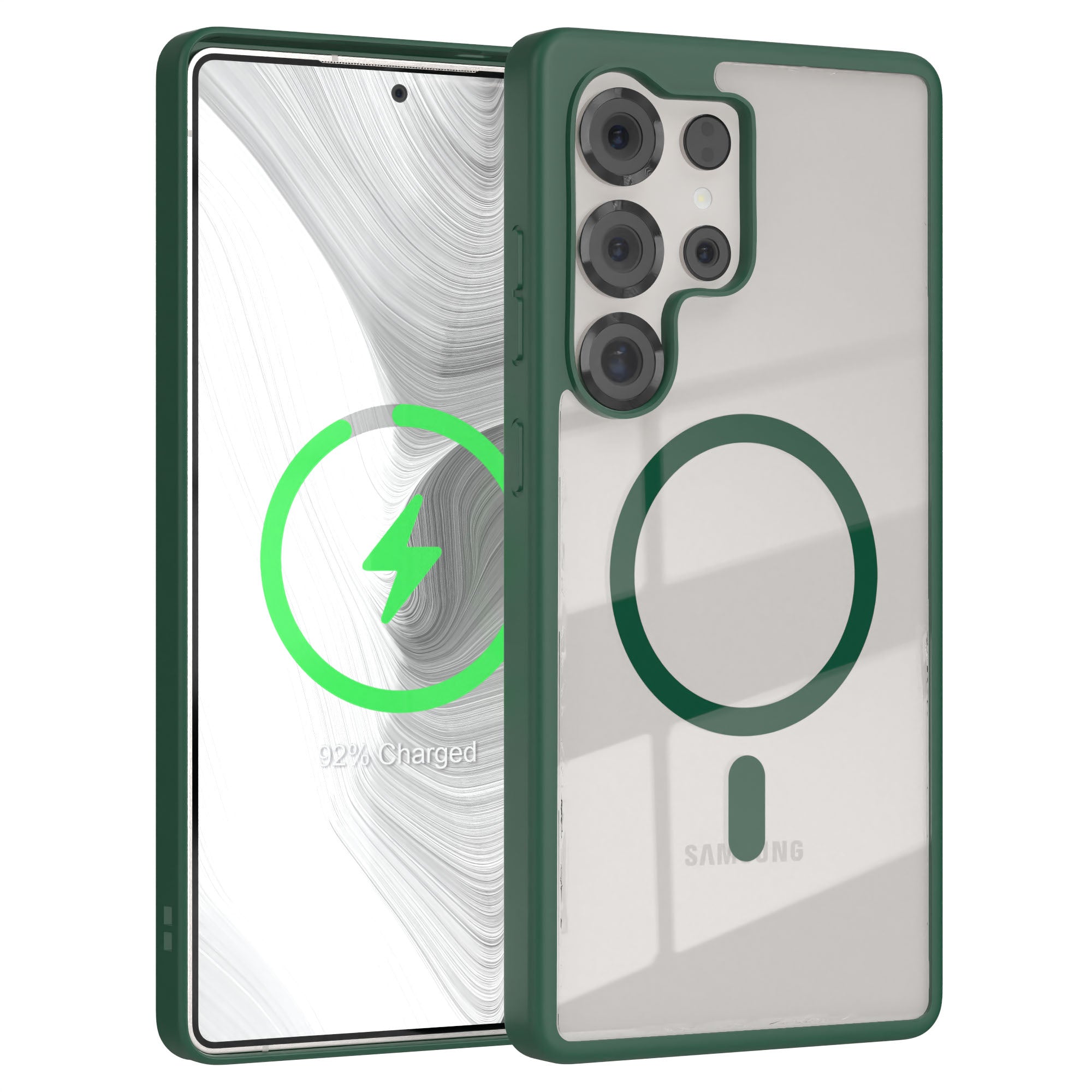 Galaxy S25 Ultra transparente Hülle mit MagSafe