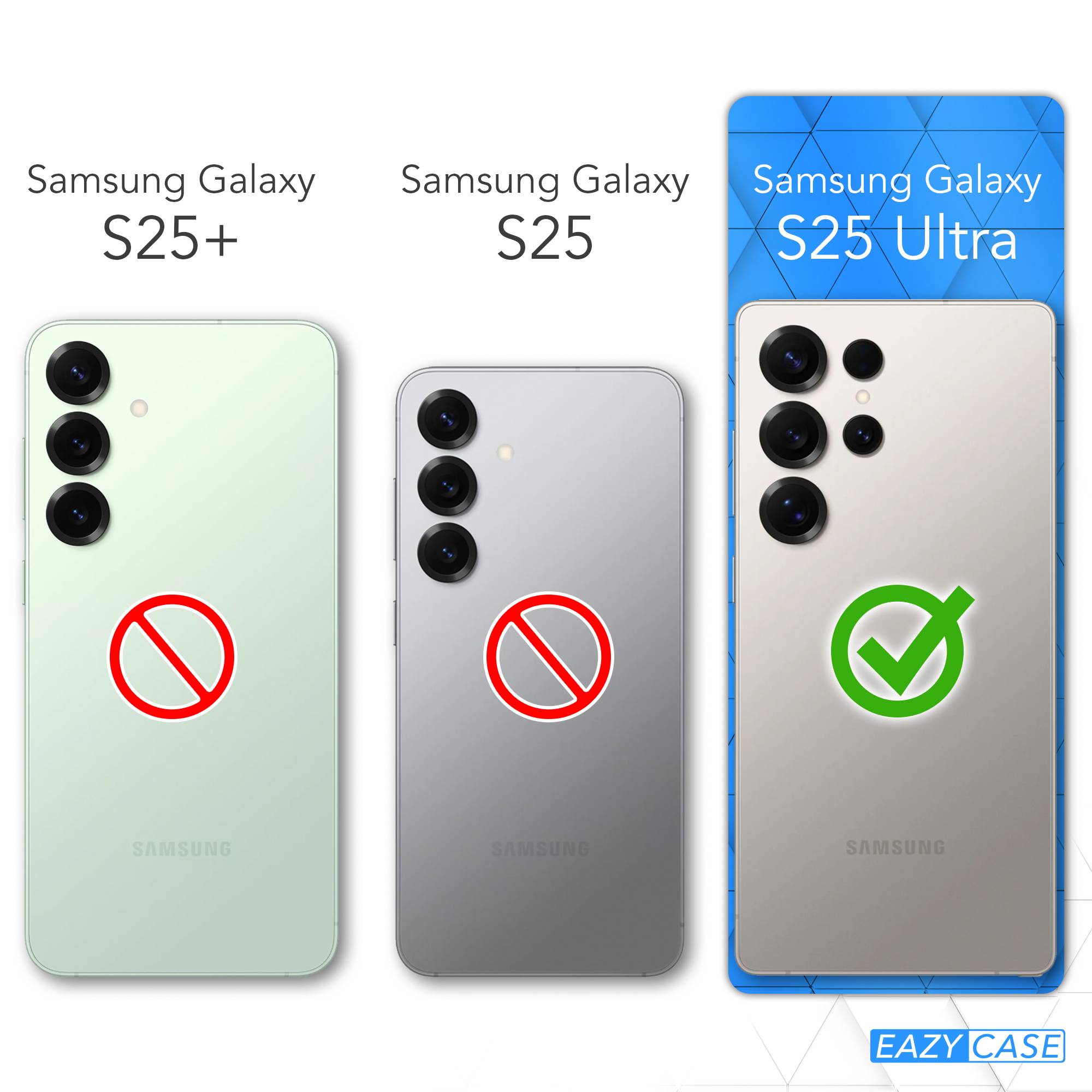 Samsung Galaxy S25 Ultra Silikonhülle mit Kameraschutz und Komfort-Buttons