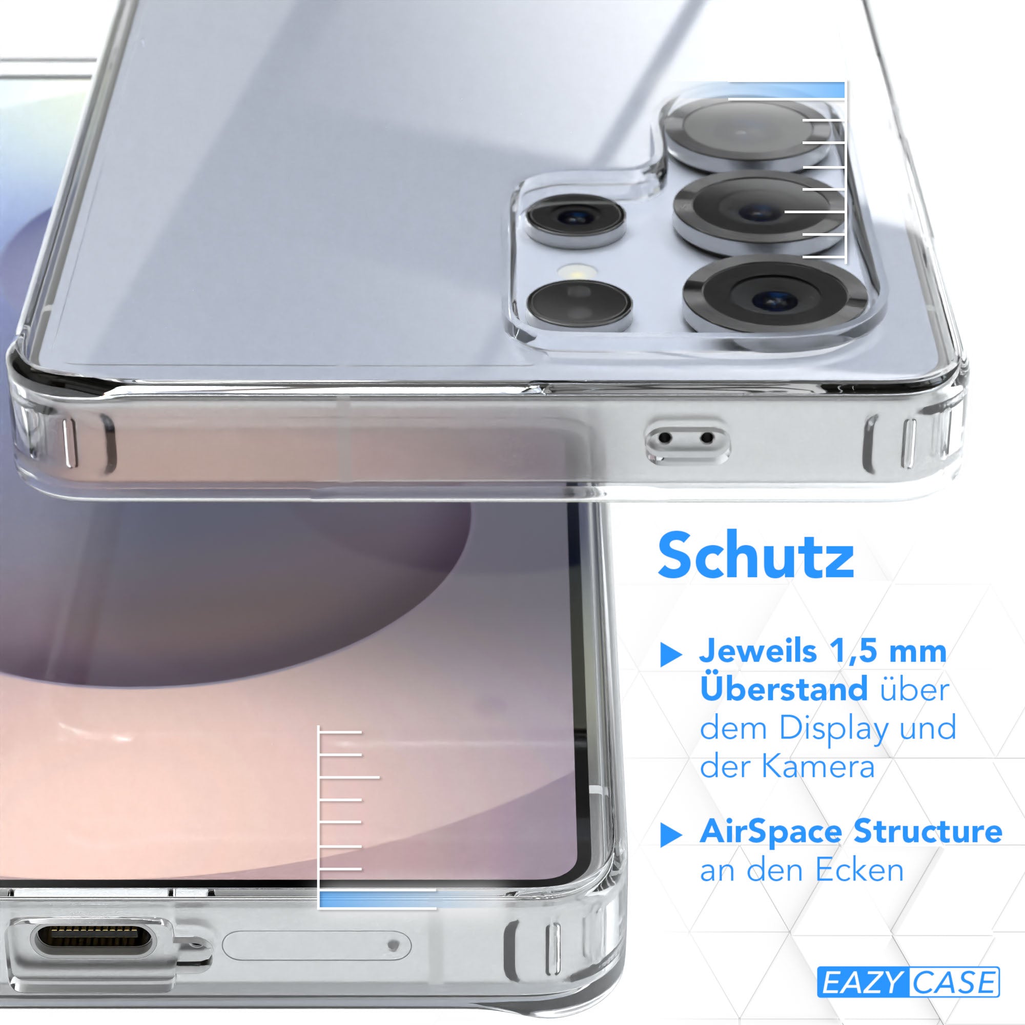 Galaxy S25 Serie Silikonhülle Transparent